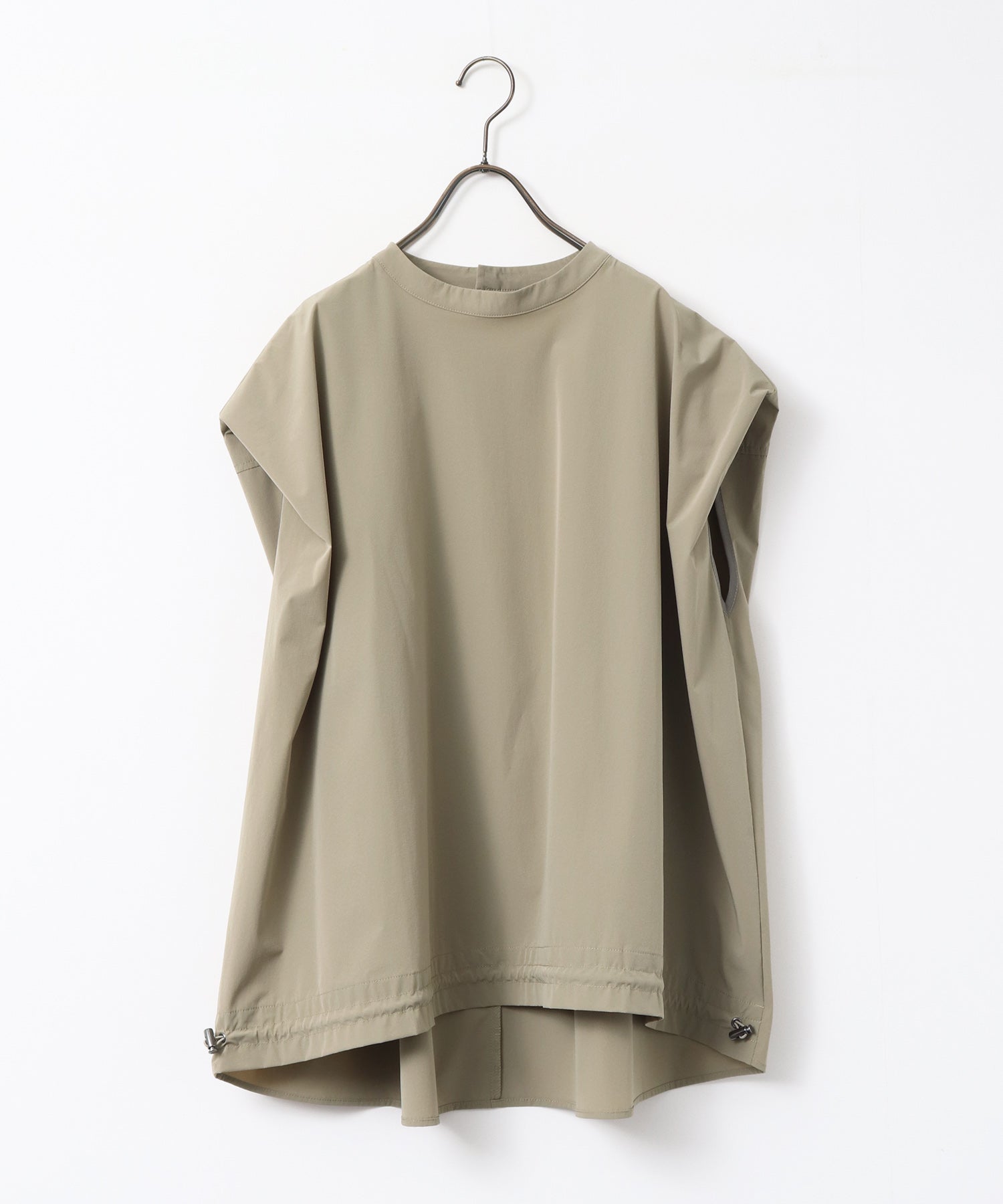[ICE TOUCH] SLEEVELESS DRAWSTRING TOPS