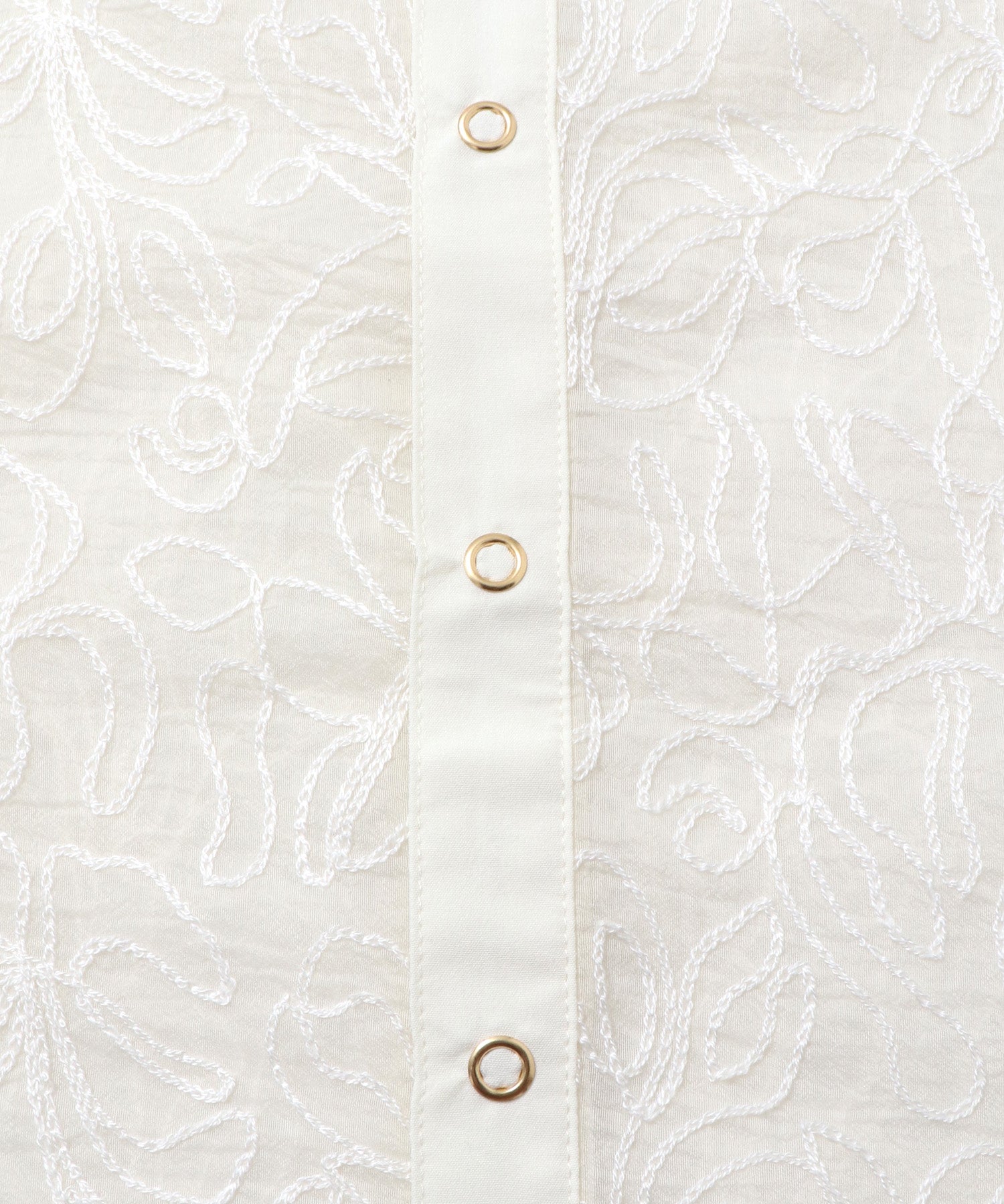 REVERSIBLE SHEER EMBROIDERED TOP