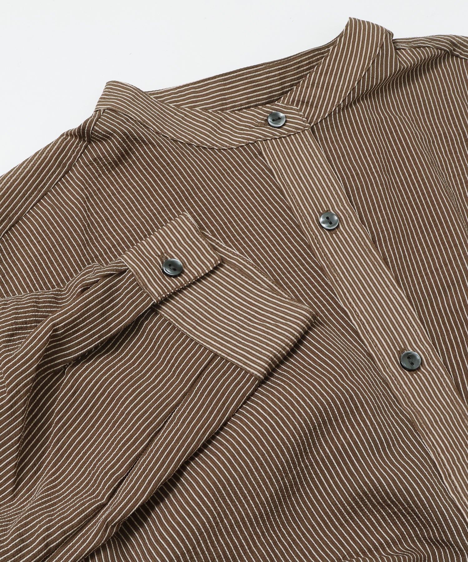 GROSGRAIN STRIPED TWIST SHIRT