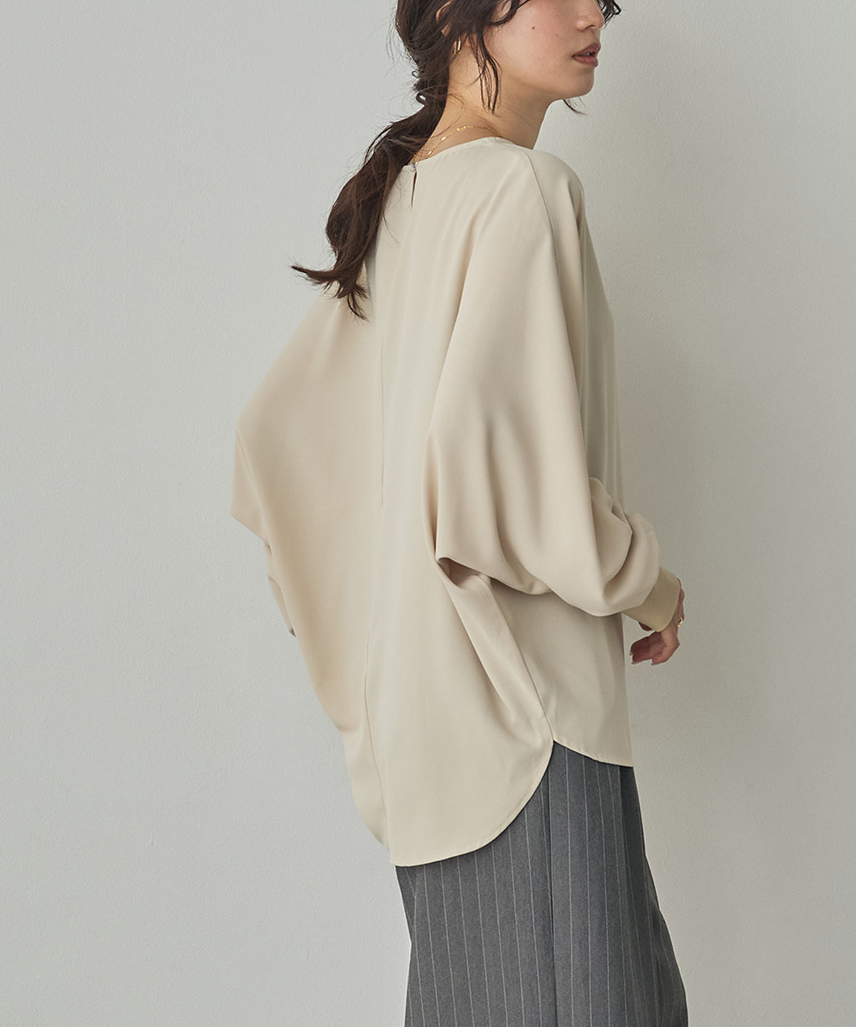 GEORGETTE DOLMAN-SLEEVE TOPS
