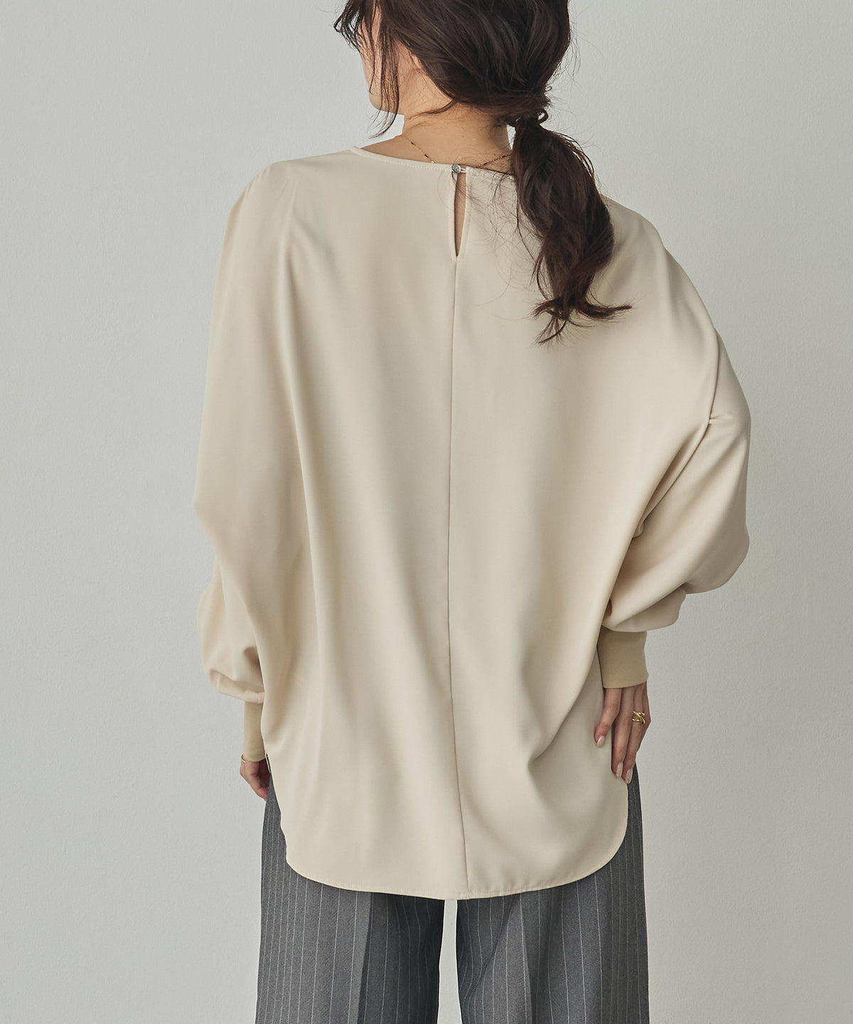 GEORGETTE DOLMAN-SLEEVE TOPS