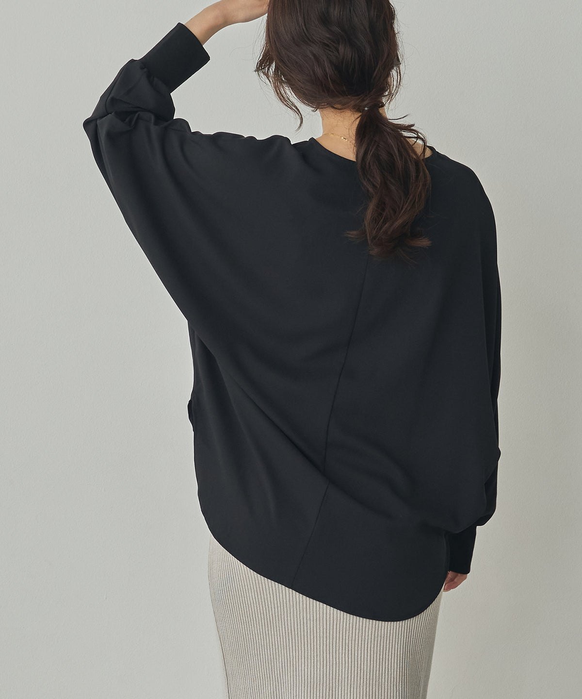 GEORGETTE DOLMAN-SLEEVE TOPS