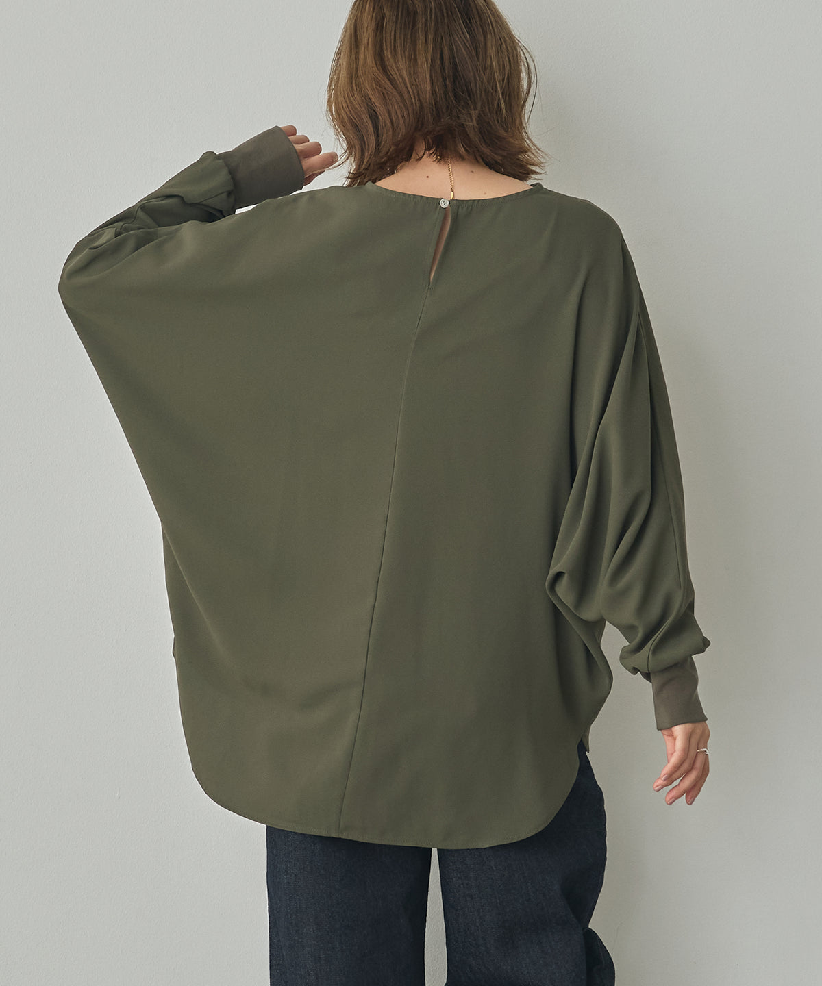 GEORGETTE DOLMAN-SLEEVE TOPS