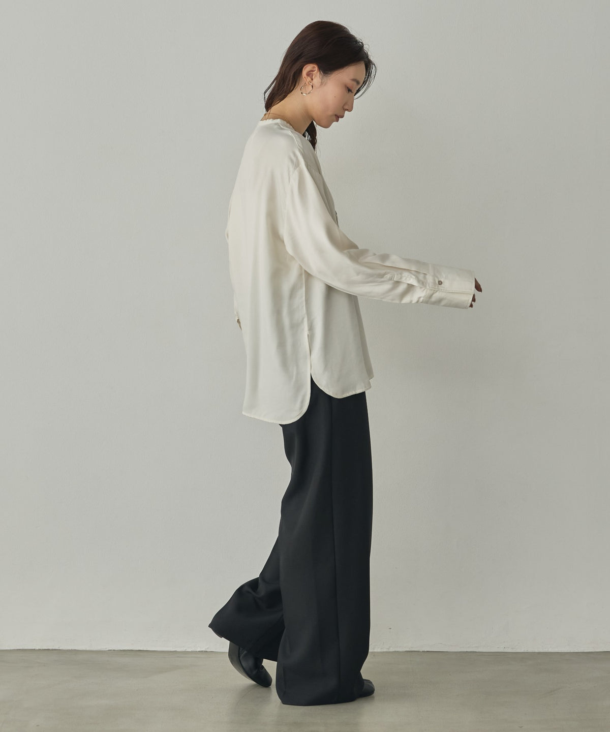 CUPRA-LIKE HENLEY-NECK SHIRT