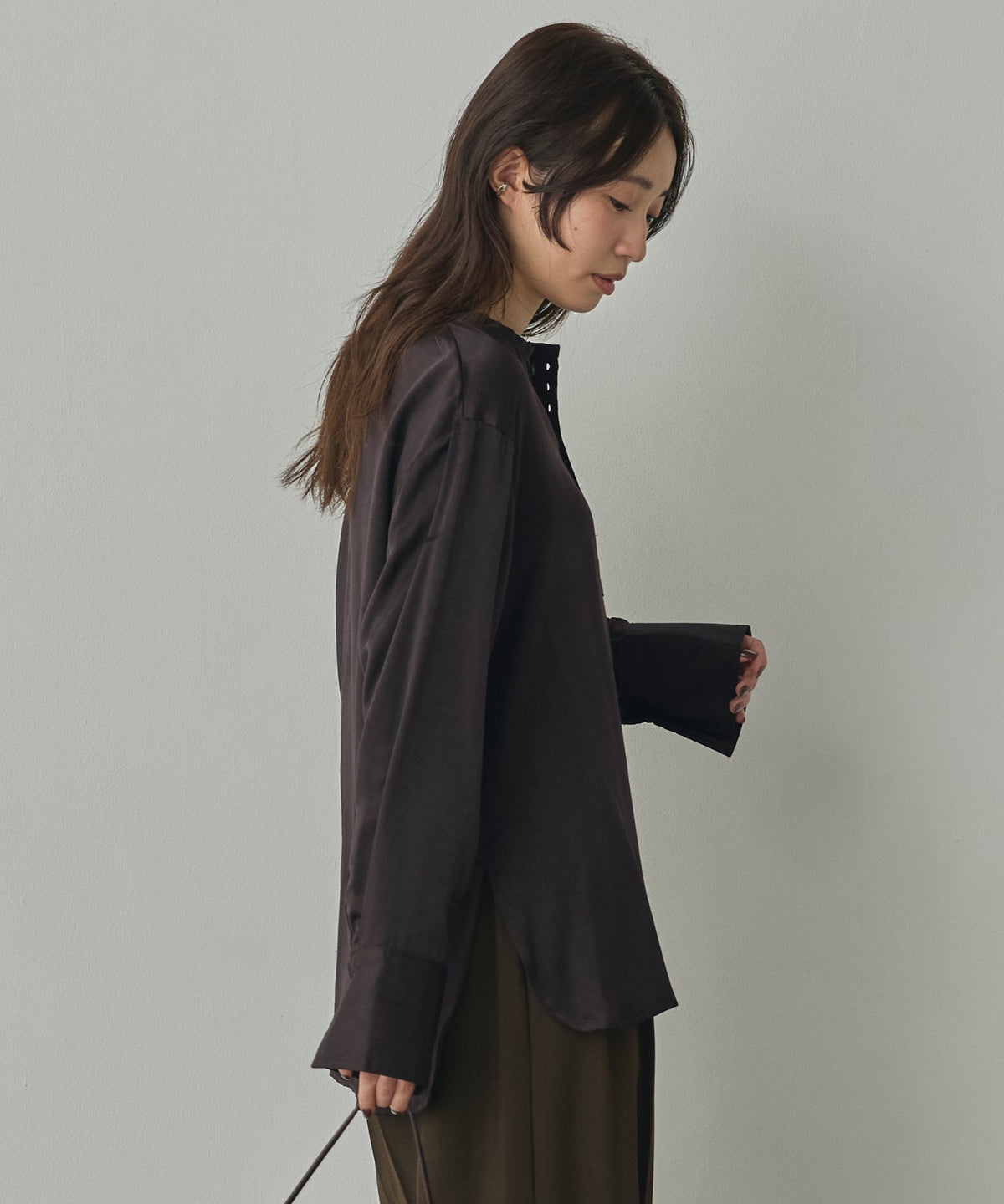 CUPRA-LIKE HENLEY-NECK SHIRT