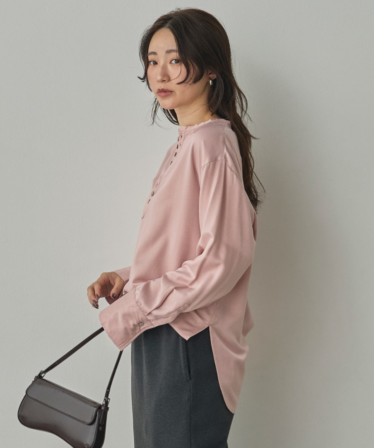 CUPRA-LIKE HENLEY-NECK SHIRT