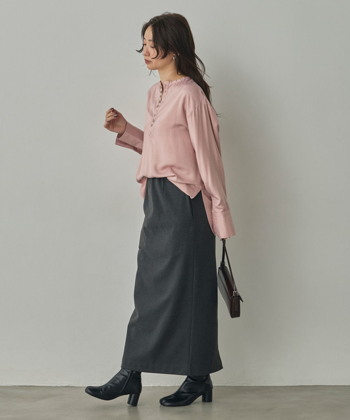 CUPRA-LIKE HENLEY-NECK SHIRT