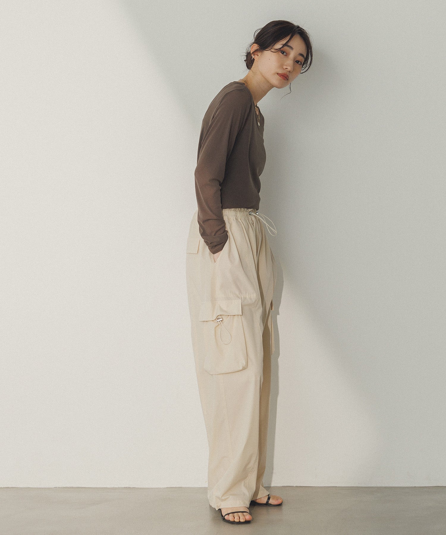 model : H160 着用サイズ : FREE