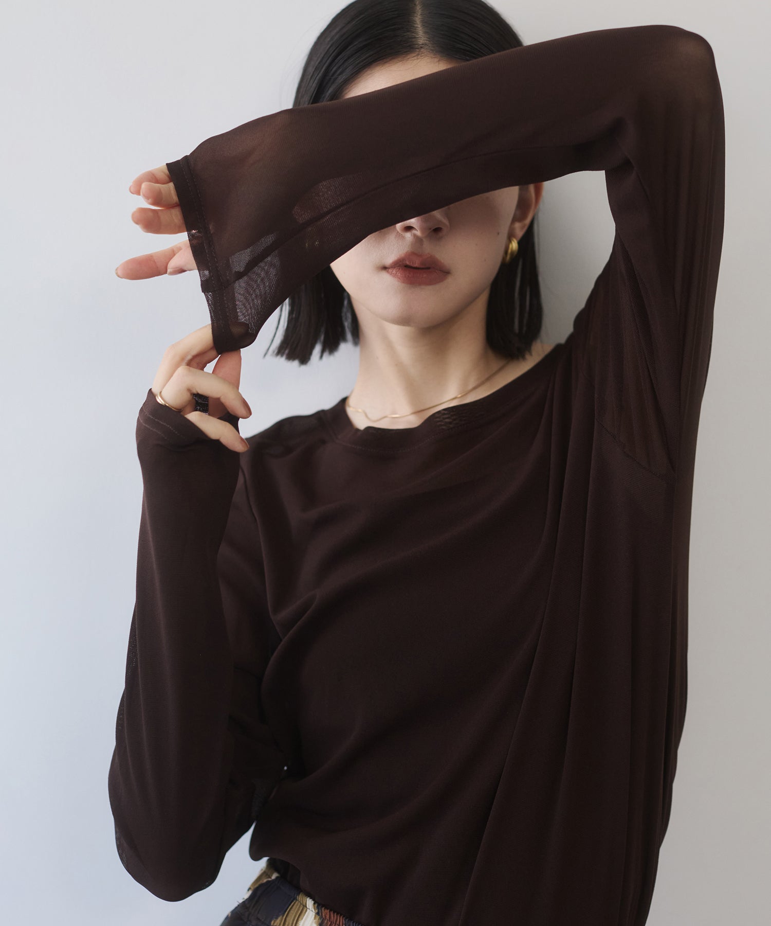 model : H162 着用サイズ : FREE