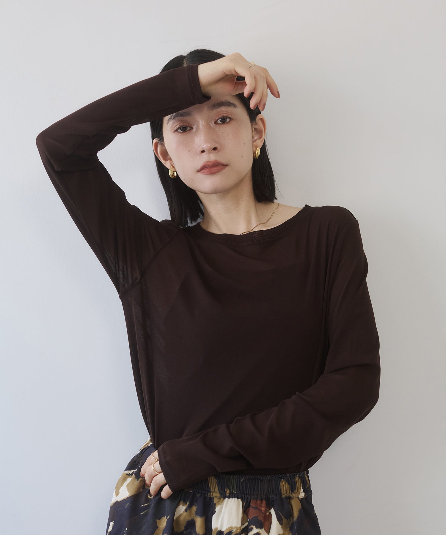 model : H162 着用サイズ : FREE