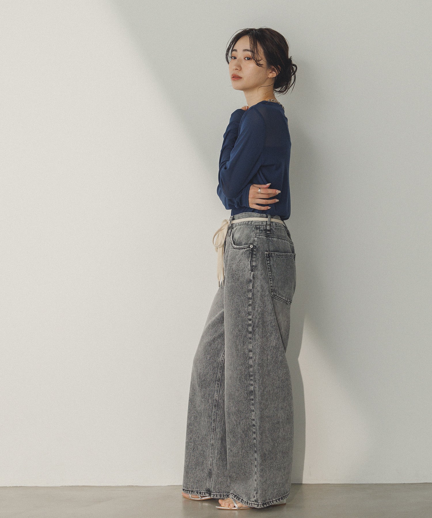 model : H160 着用サイズ : FREE