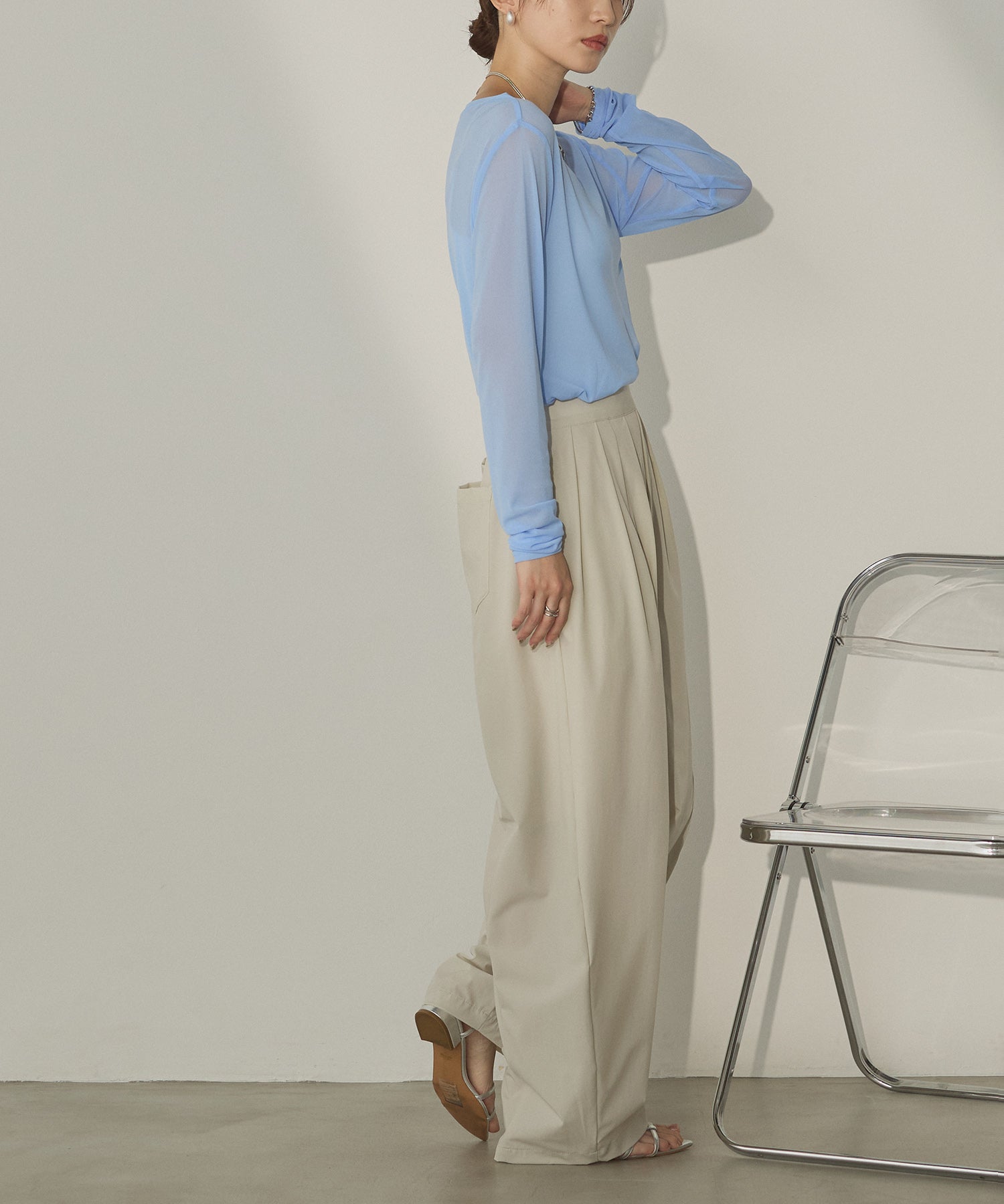 model : H160 着用サイズ : FREE