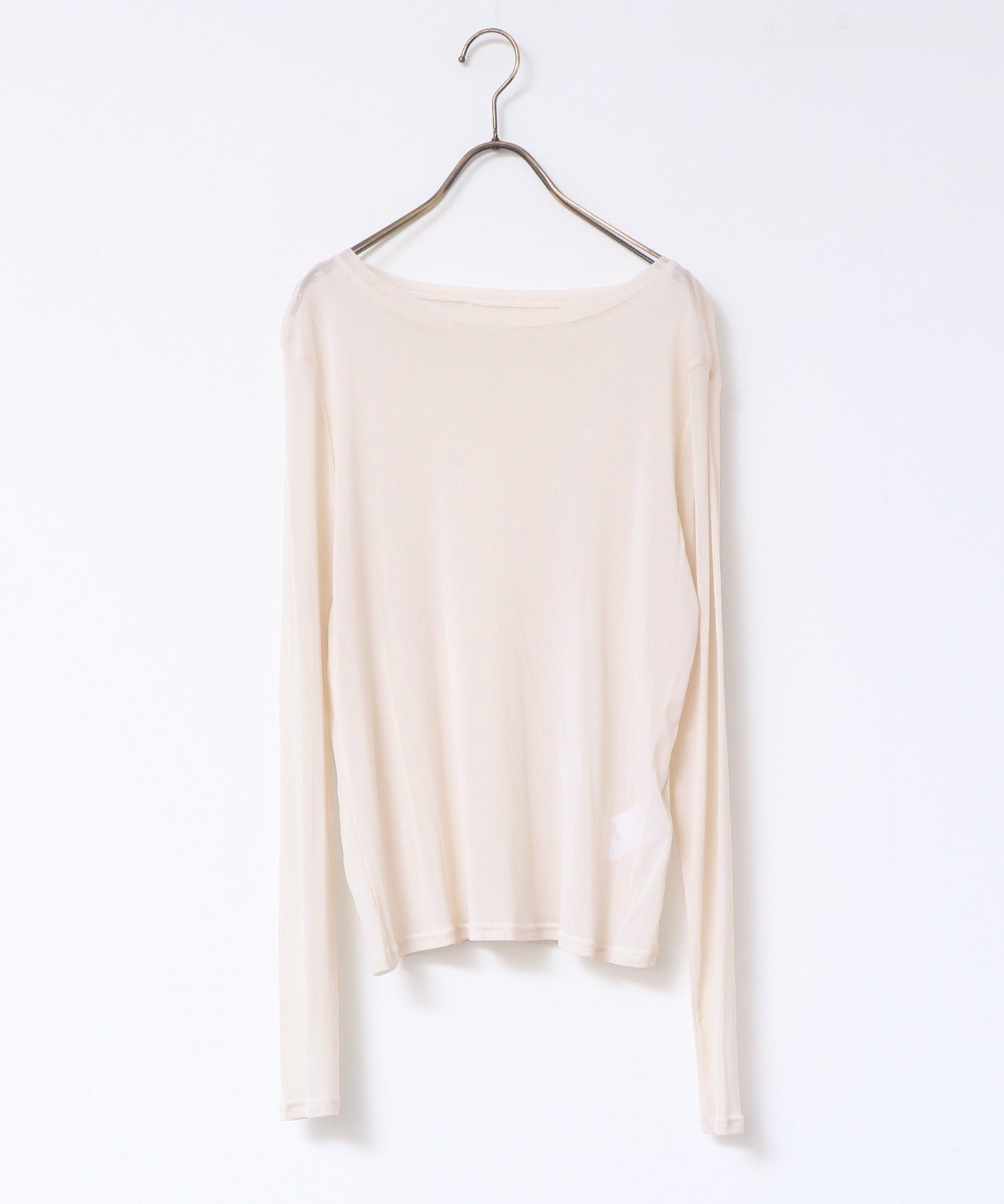 [LIMITED] CREW NECK SHEER TOPS