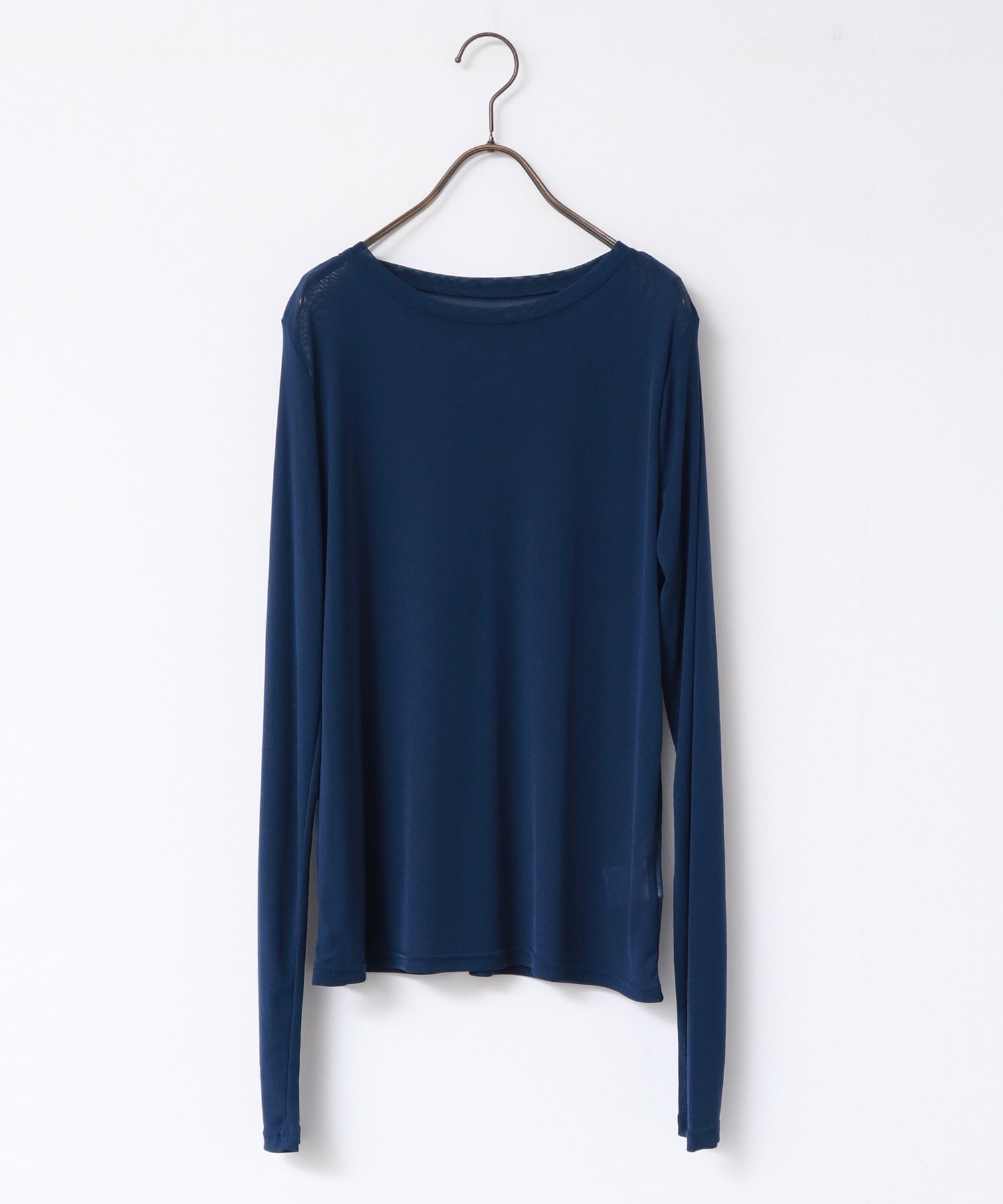 [LIMITED] CREW NECK SHEER TOPS