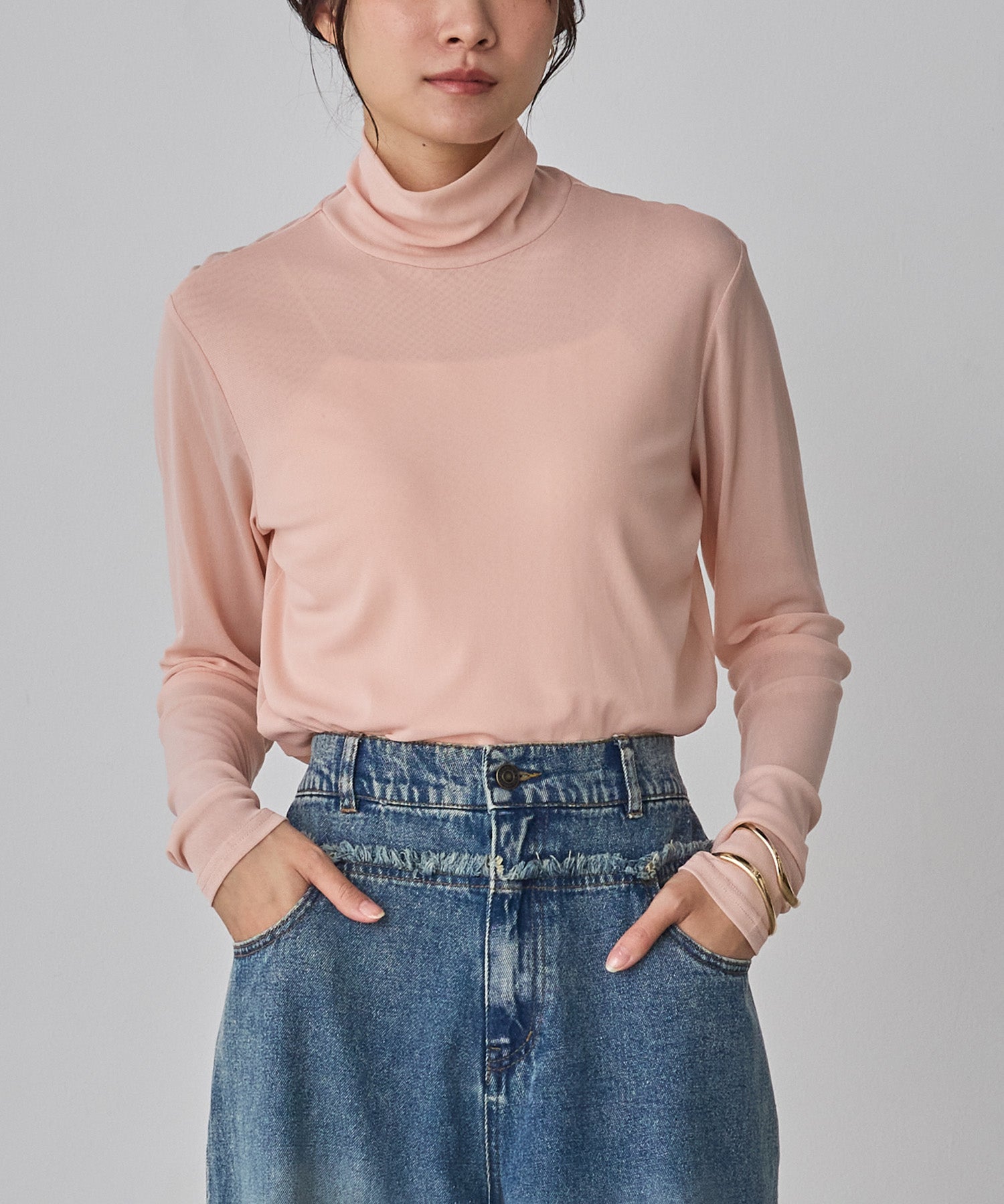 POWER NET TURTLE SHEER TOPS