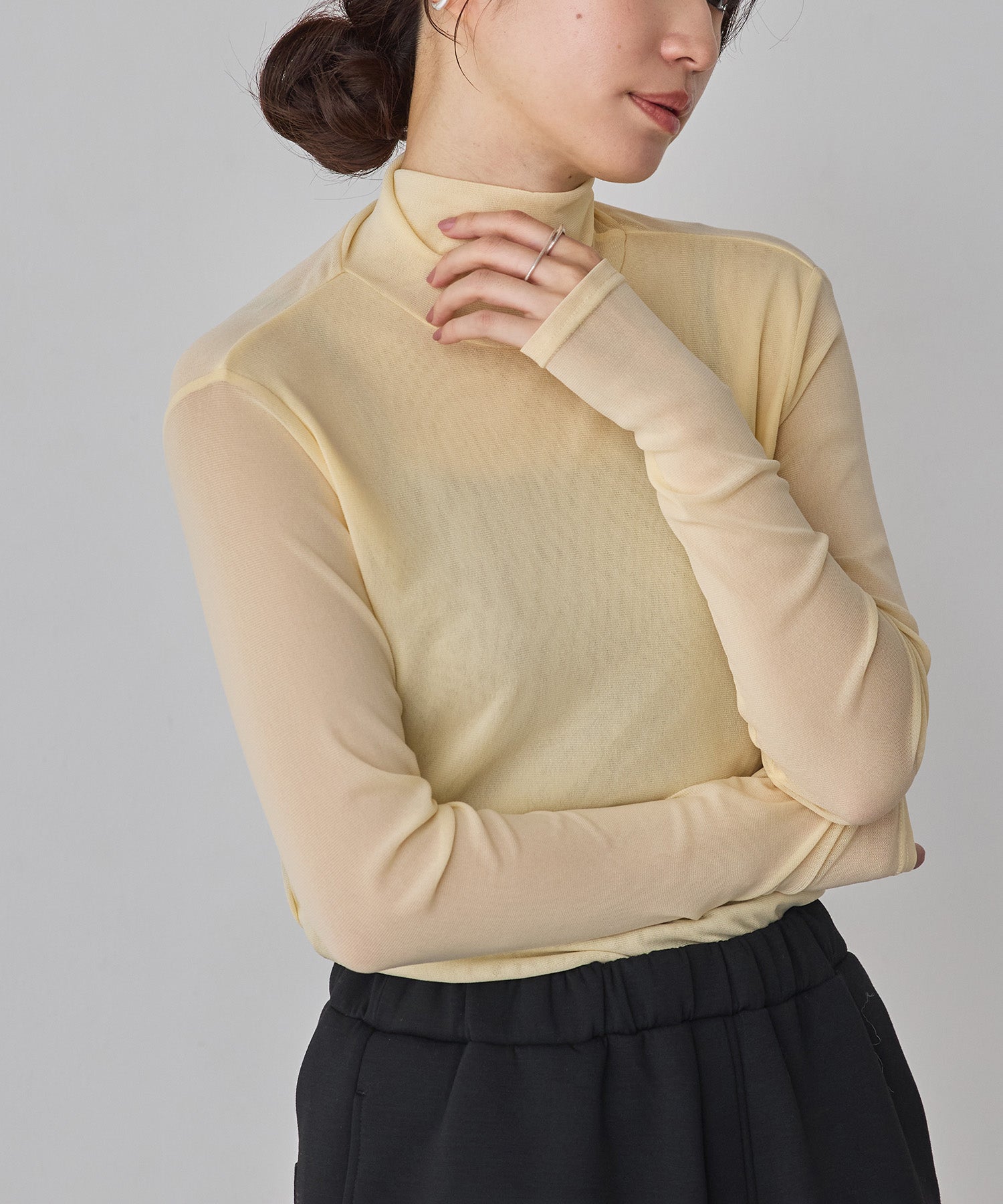 POWER NET TURTLE SHEER TOPS