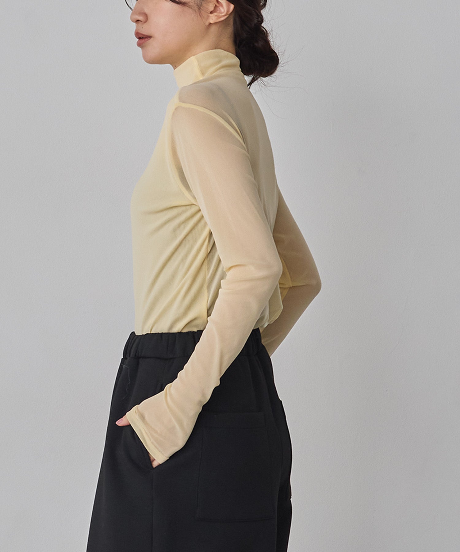 POWER NET TURTLE SHEER TOPS