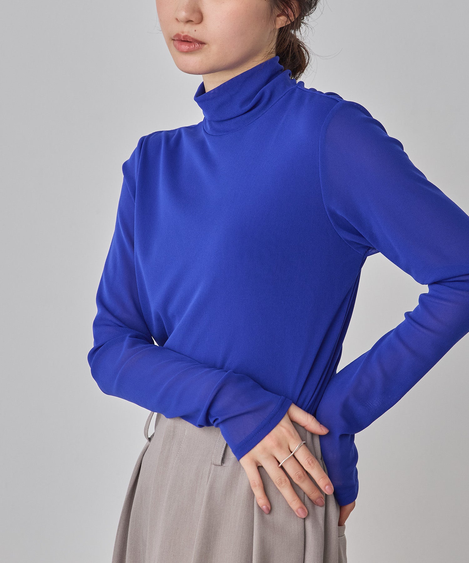 POWER NET TURTLE SHEER TOPS