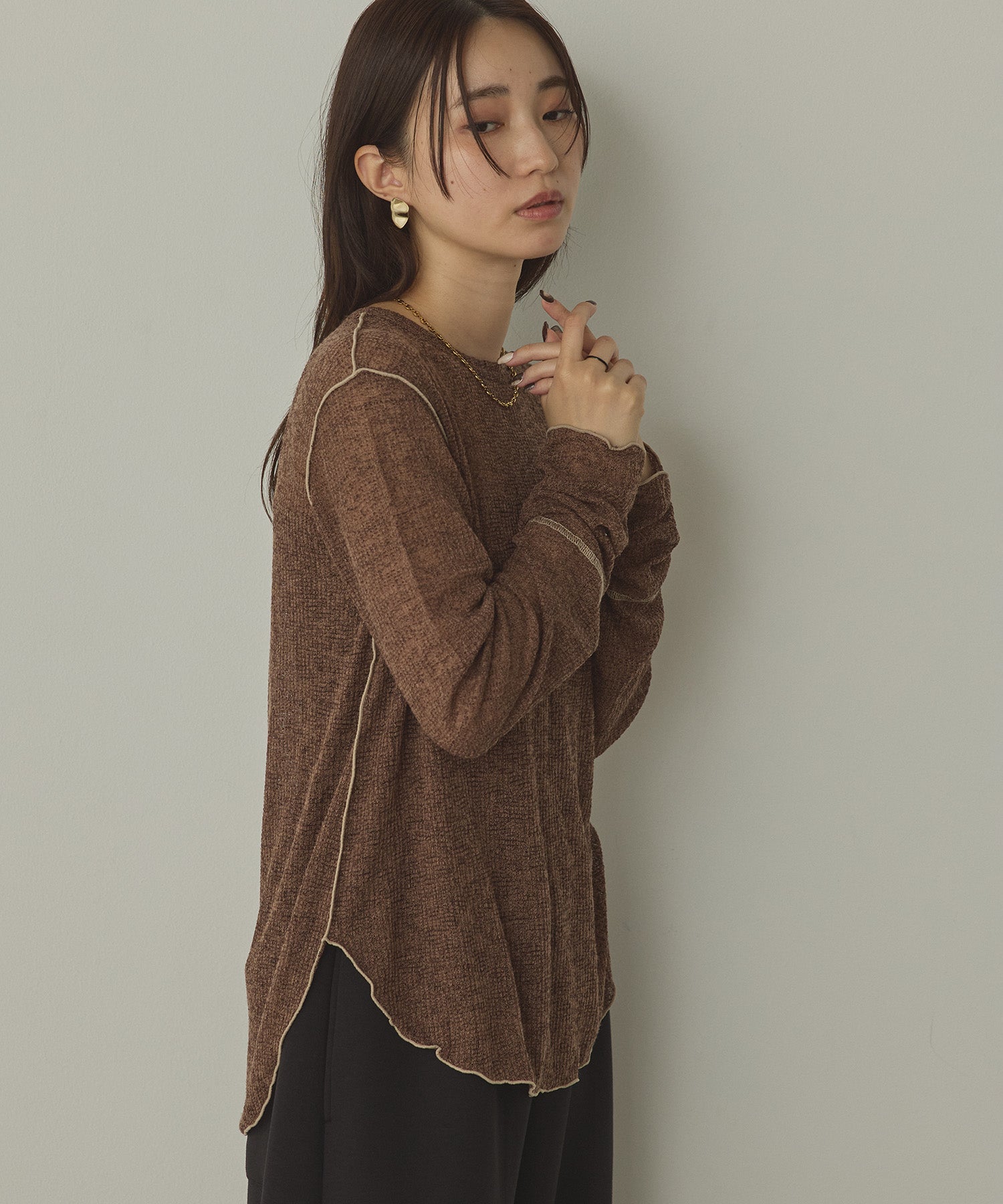BICOLOR MELLOW SHEER TOPS