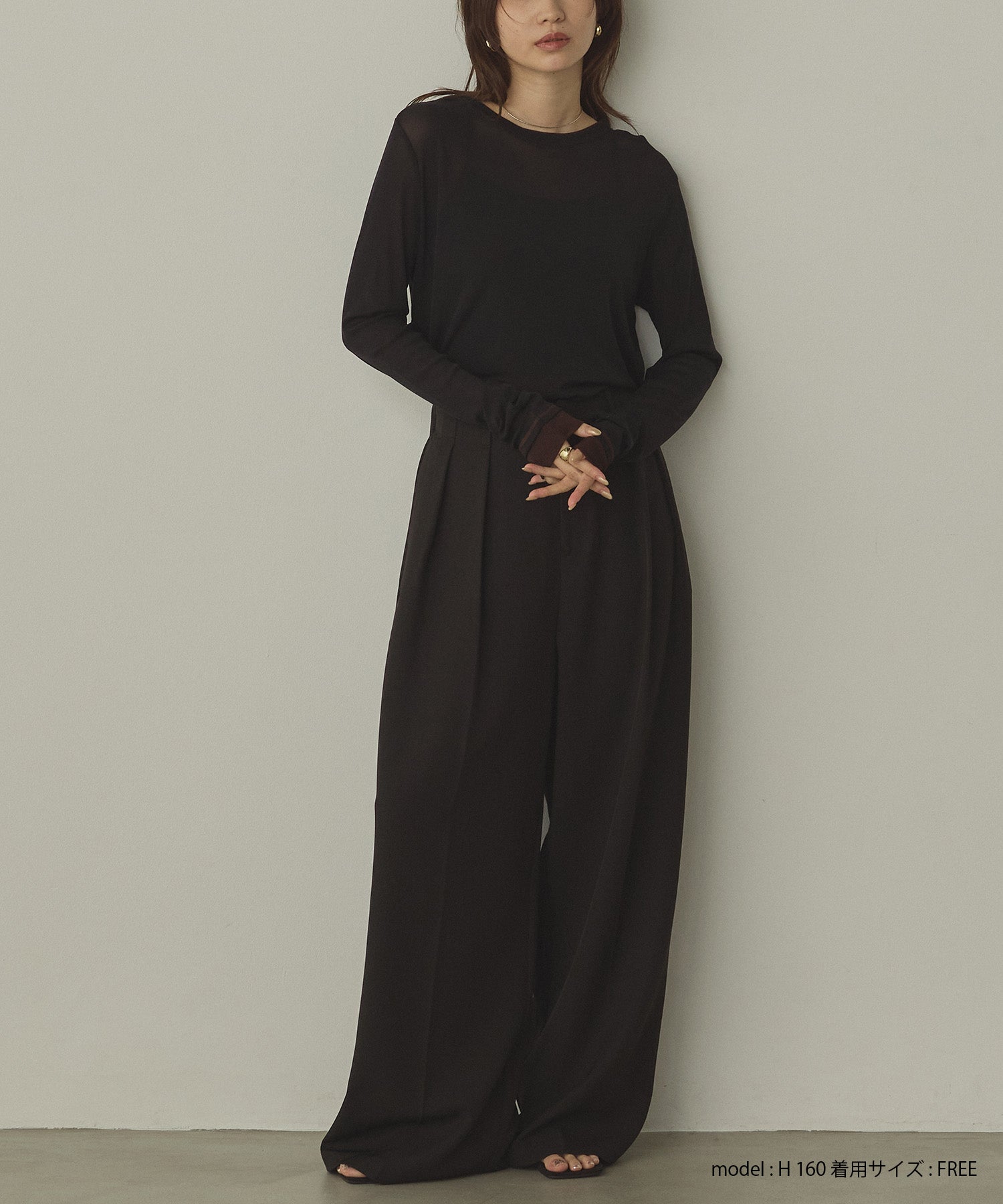 パワーネット バイカラー シアートップス