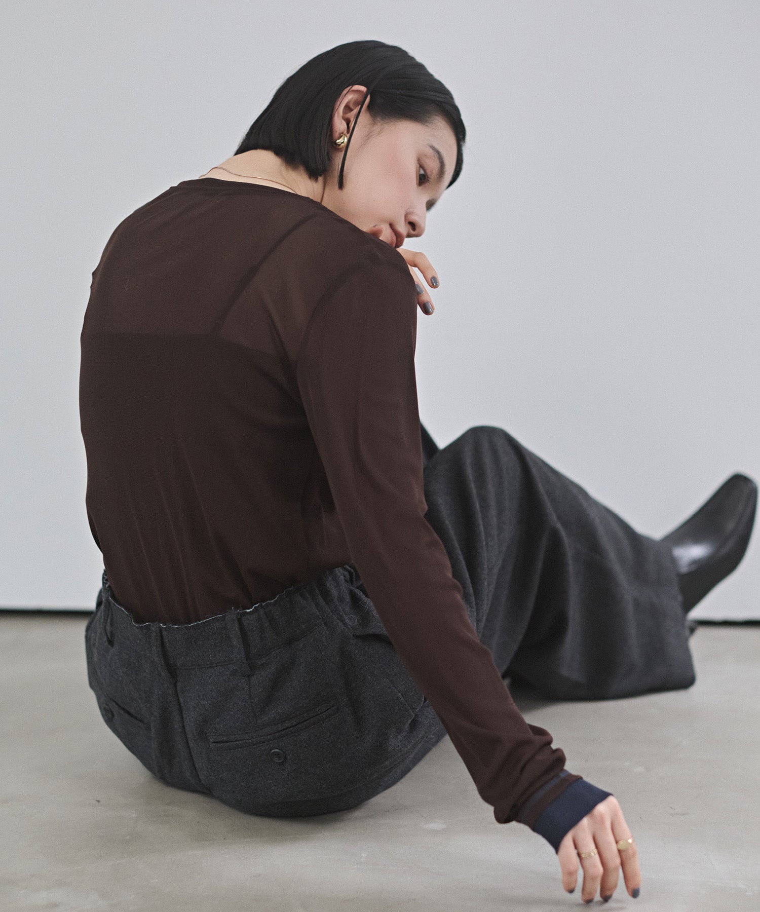 パワーネット バイカラー シアートップス