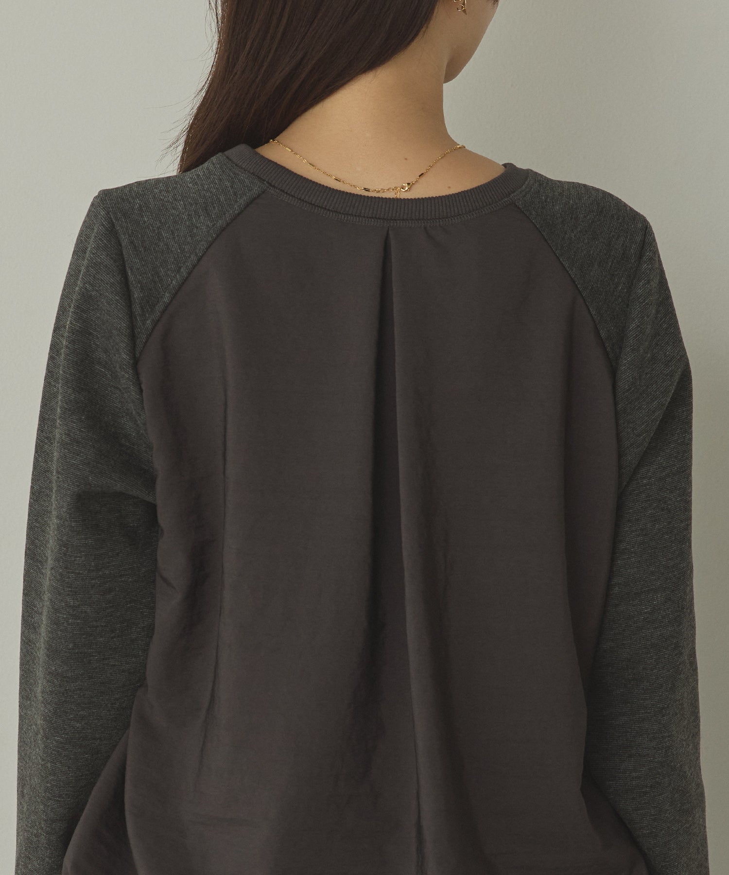 ベロアボンディング バルーンスウェット