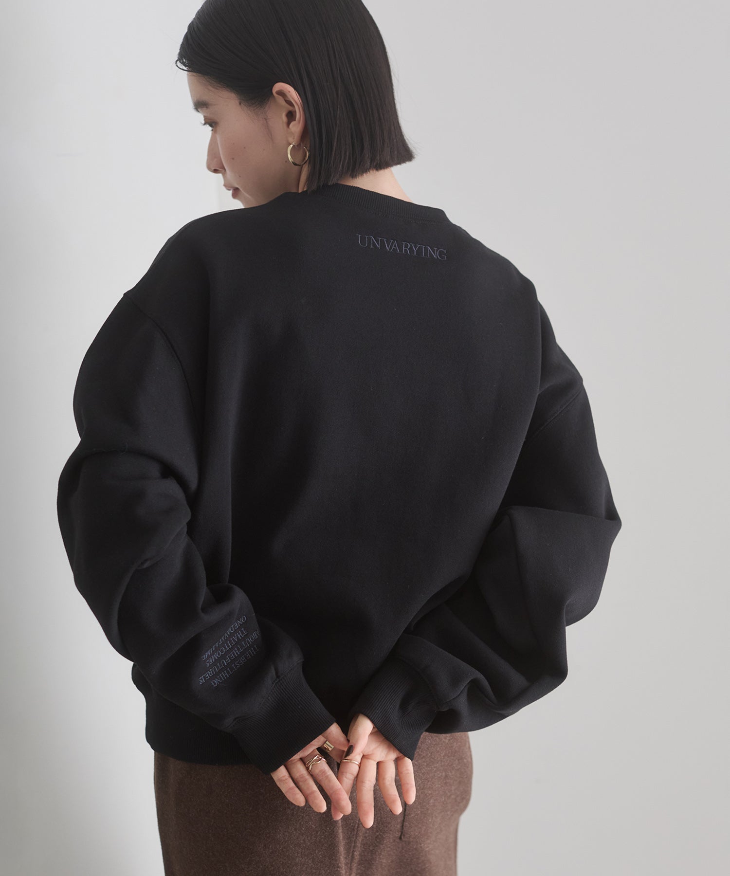 裏起毛 ロゴスウェット