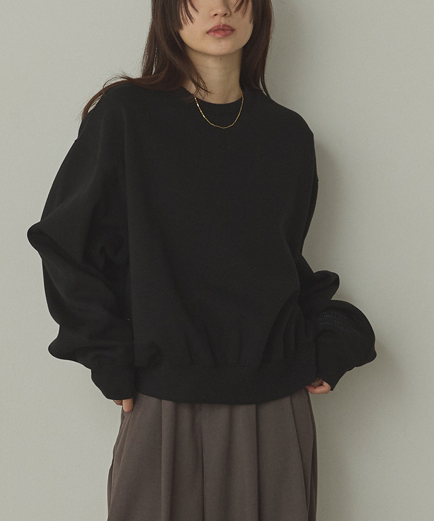 裏起毛 ロゴスウェット