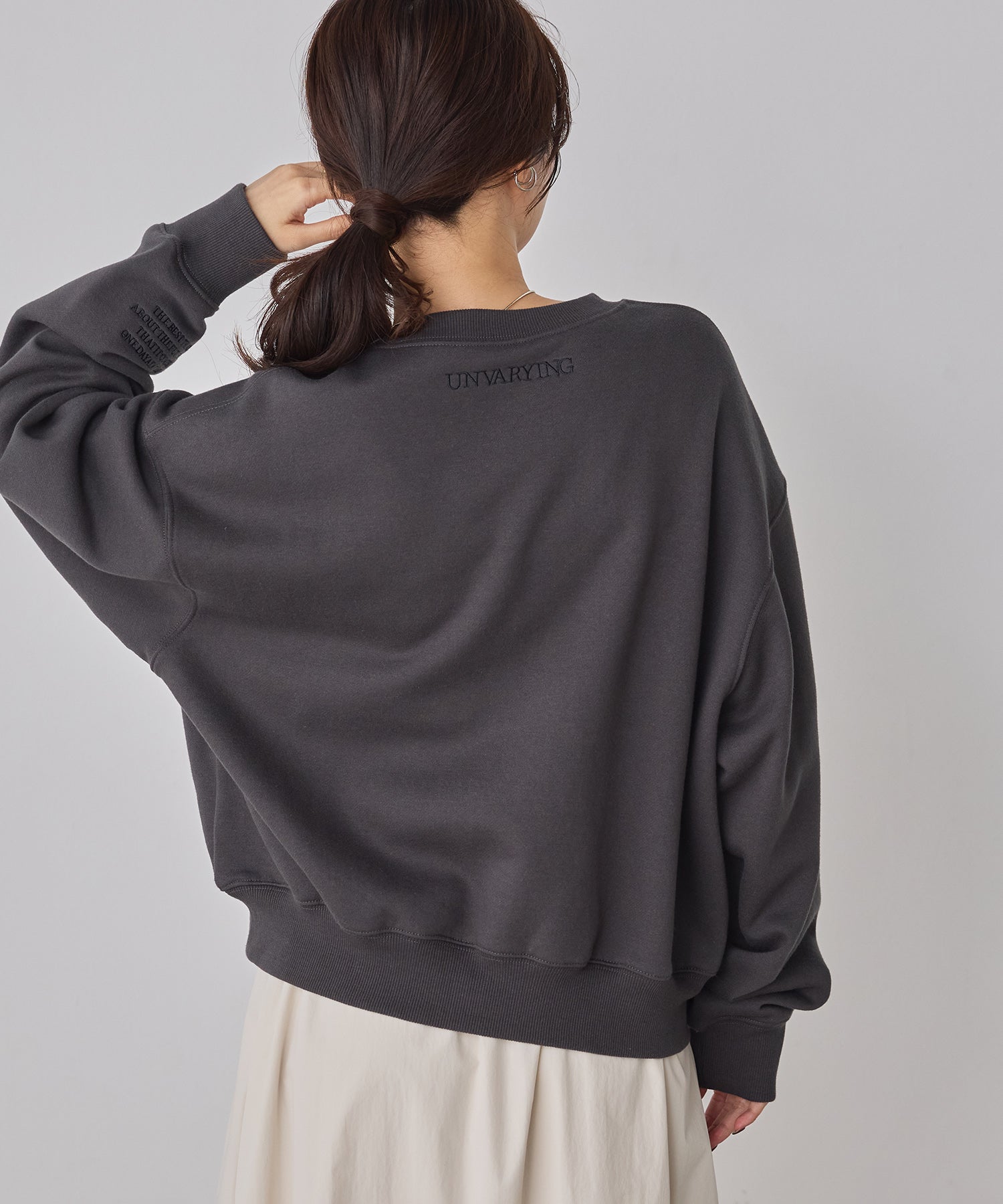 裏起毛 ロゴスウェット