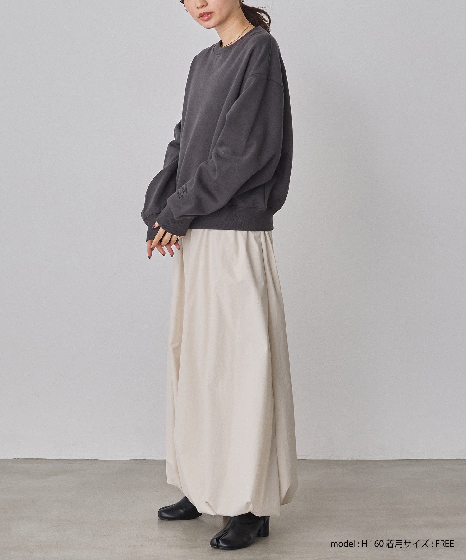 裏起毛 ロゴスウェット