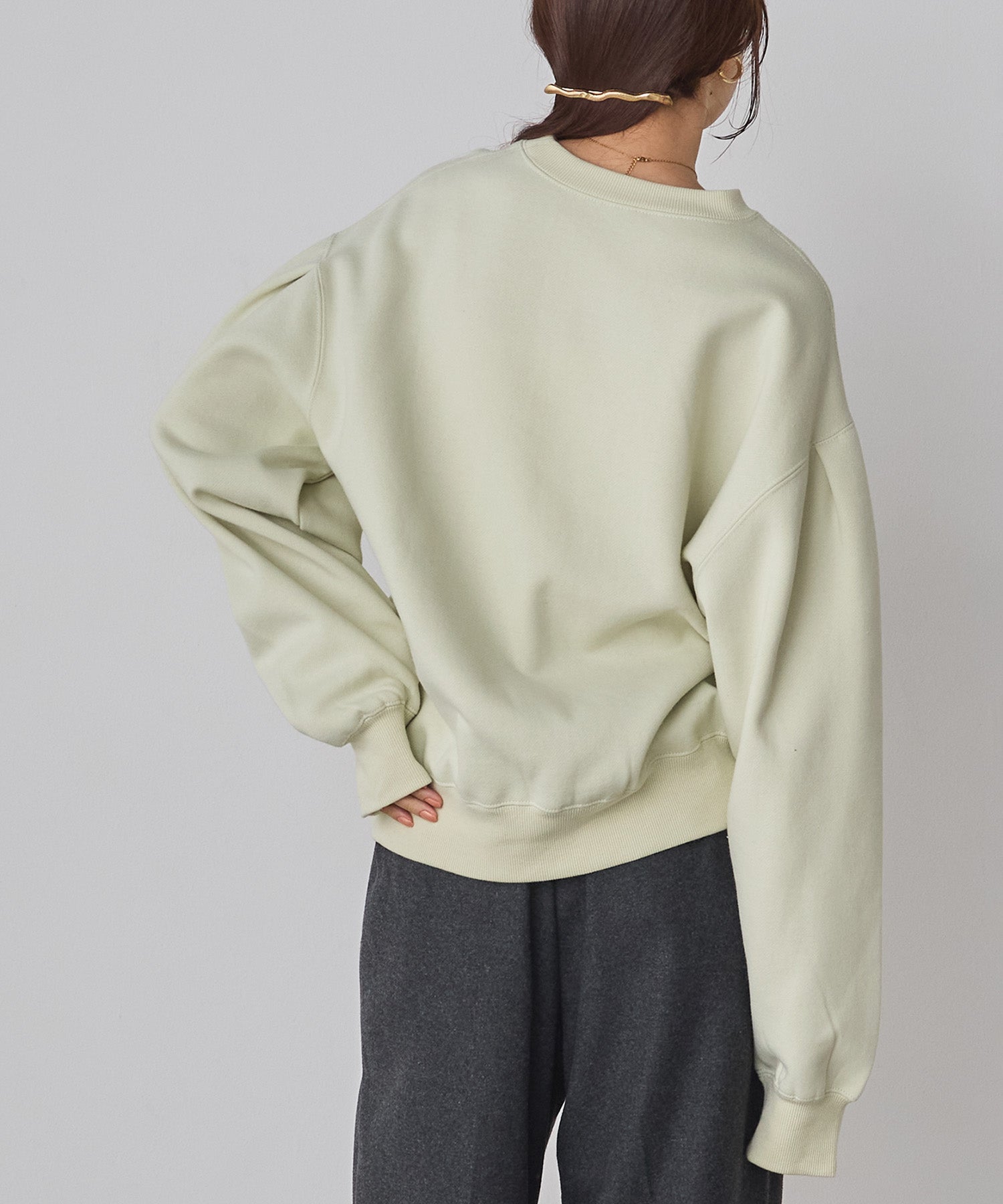 【即完sサイズ❗️】裏起毛❗️美品！STONE 　スウェットトレーナー 裏起毛 フロッキーロゴ スウェット