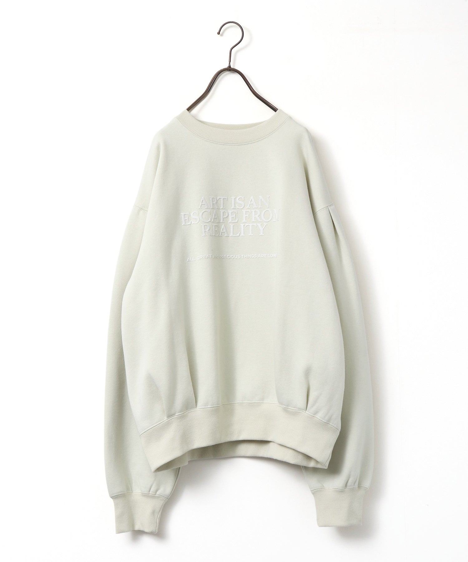 裏起毛 フロッキーロゴ スウェット