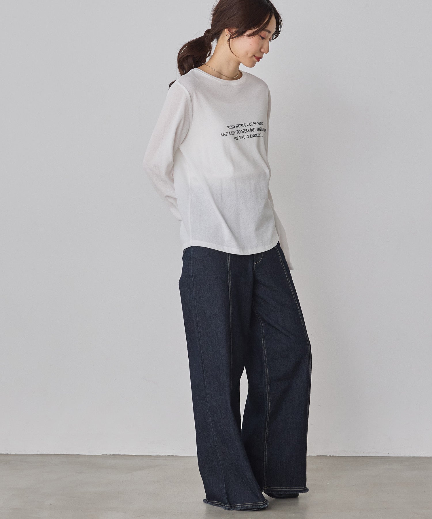 SLAB LOGO LONG T-SHIRT