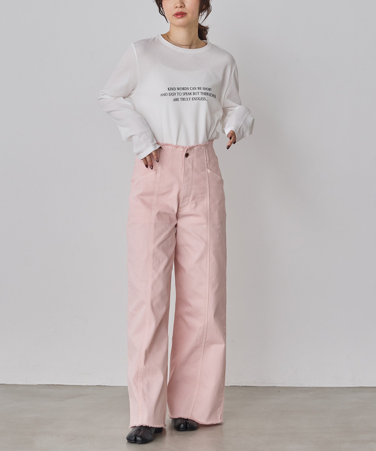 SLAB LOGO LONG T-SHIRT