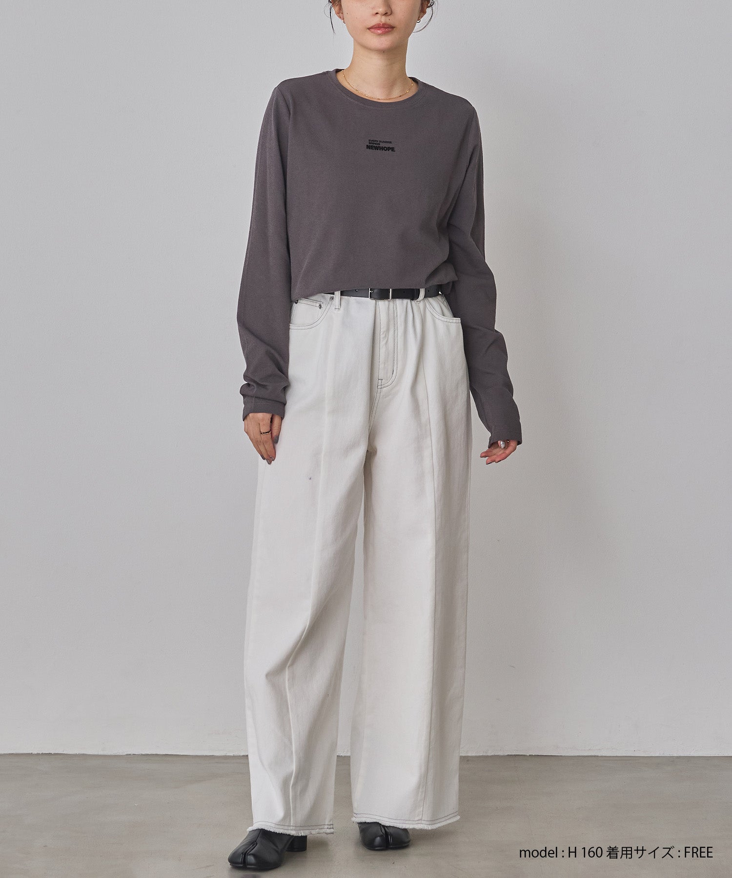 ☆様 FLOCKY LOGO LONG T-SHIRT