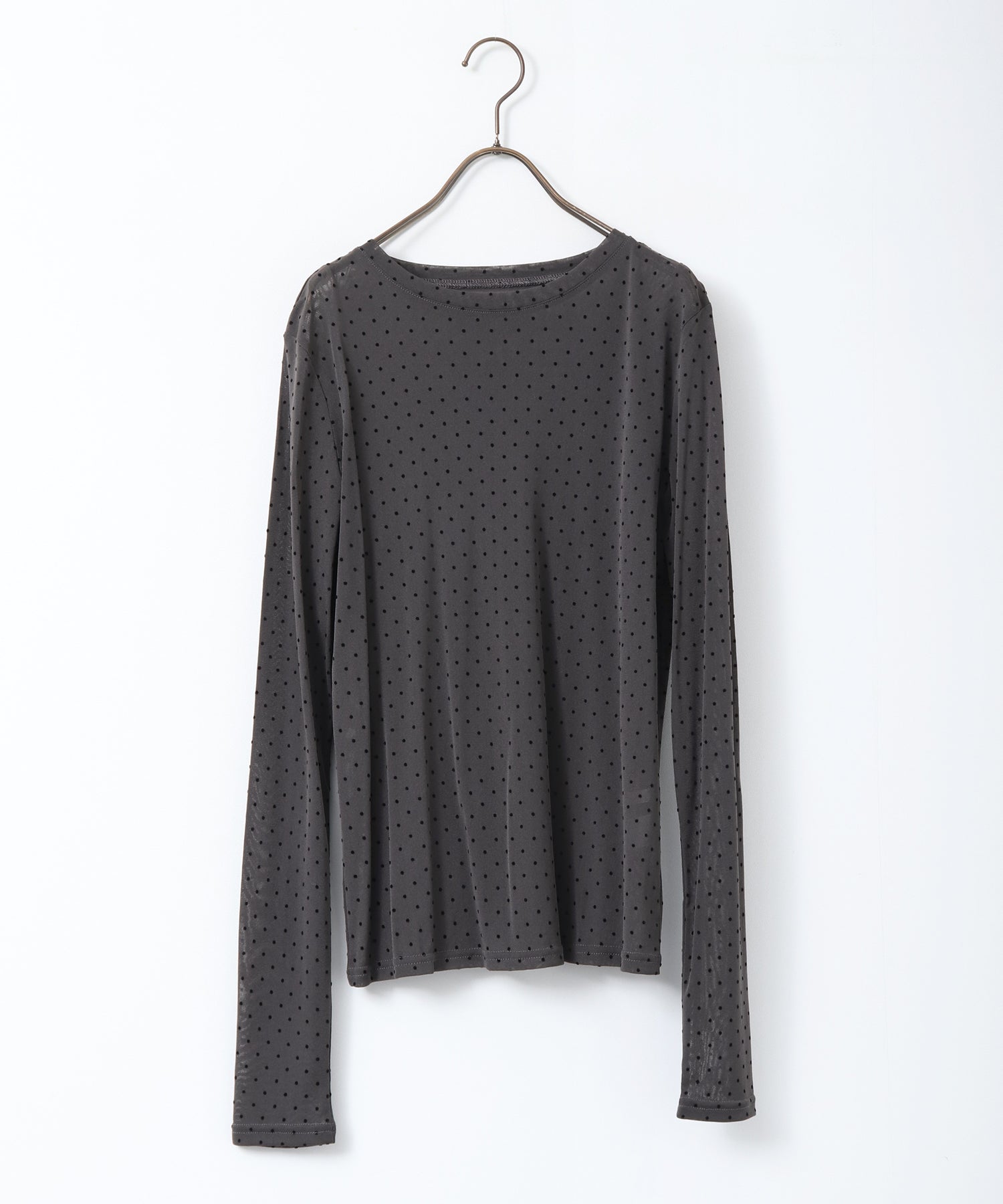 パワーネット フロッキードット シアートップス