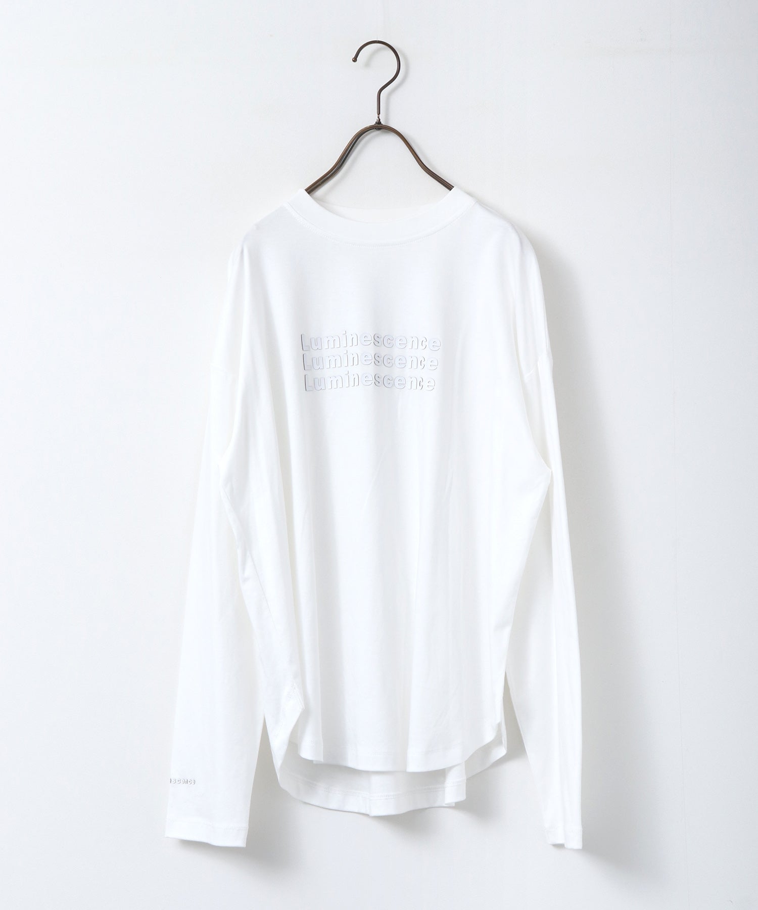 SILICONE LOGO LONG T-SHIRT