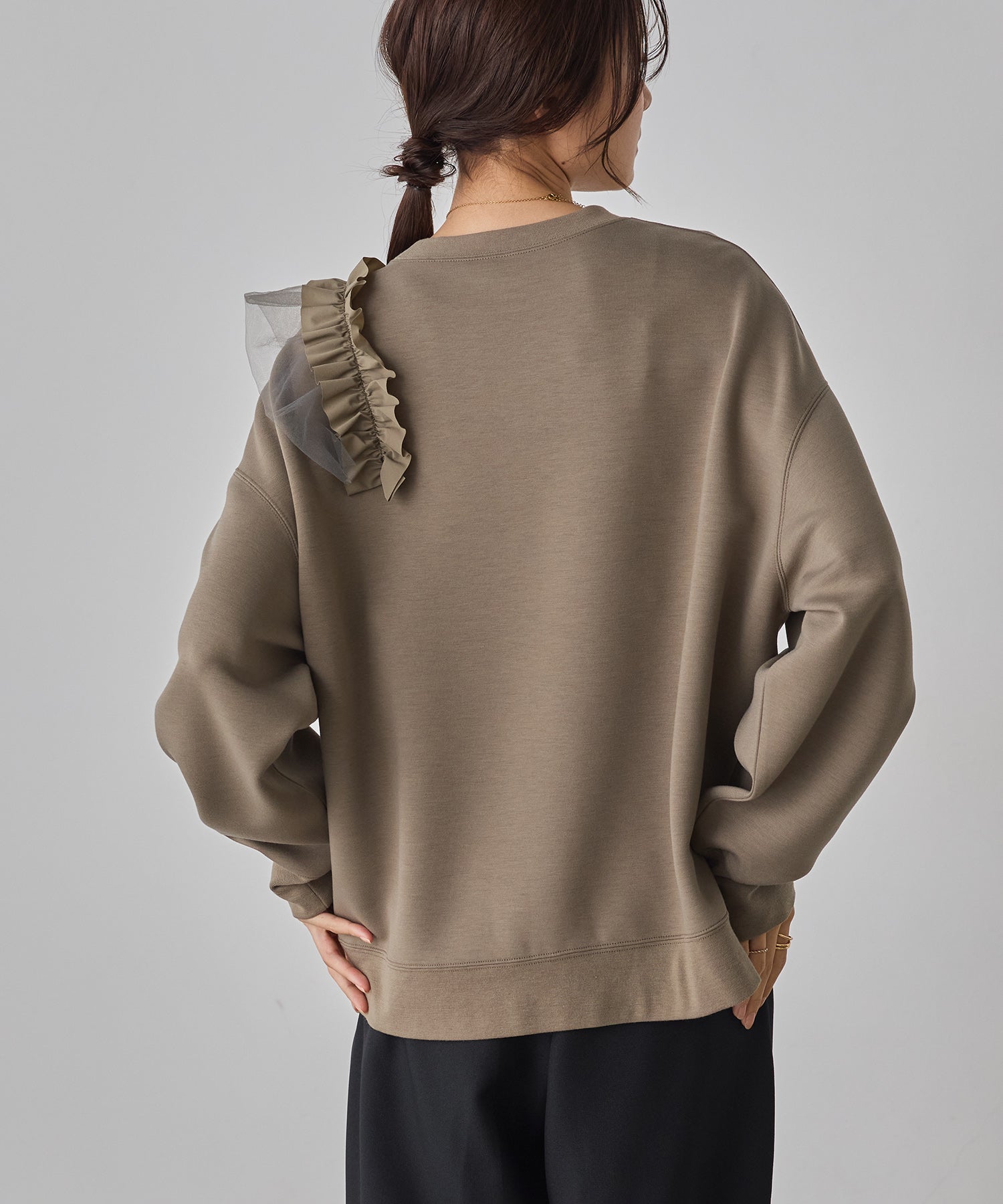 ライトダンボール アシメフリルトップス