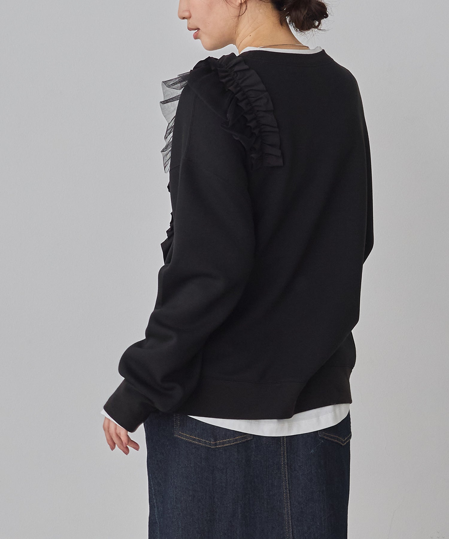 ライトダンボール アシメフリルトップス