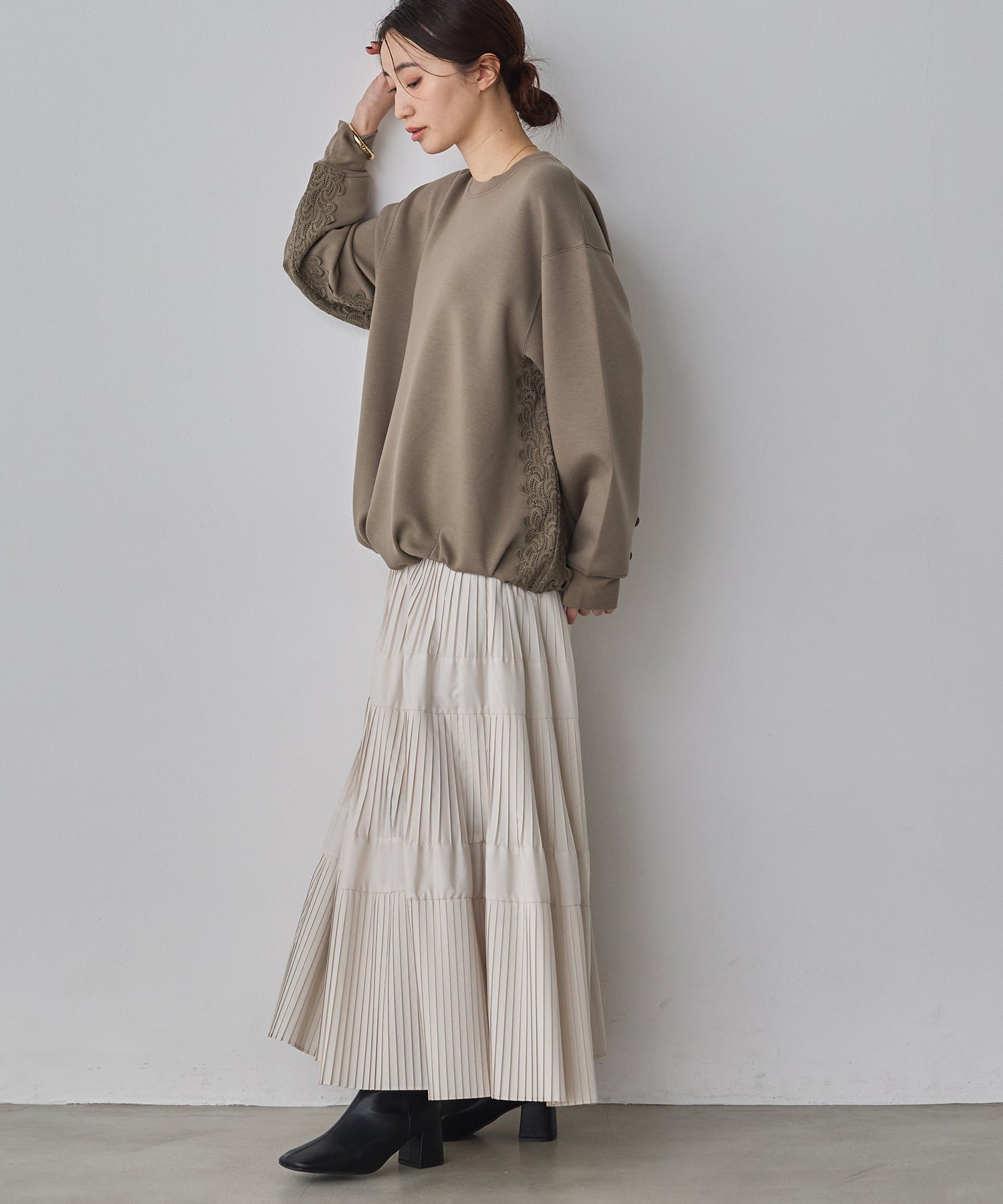 ライトダンボール サイドレースドッキングトップス