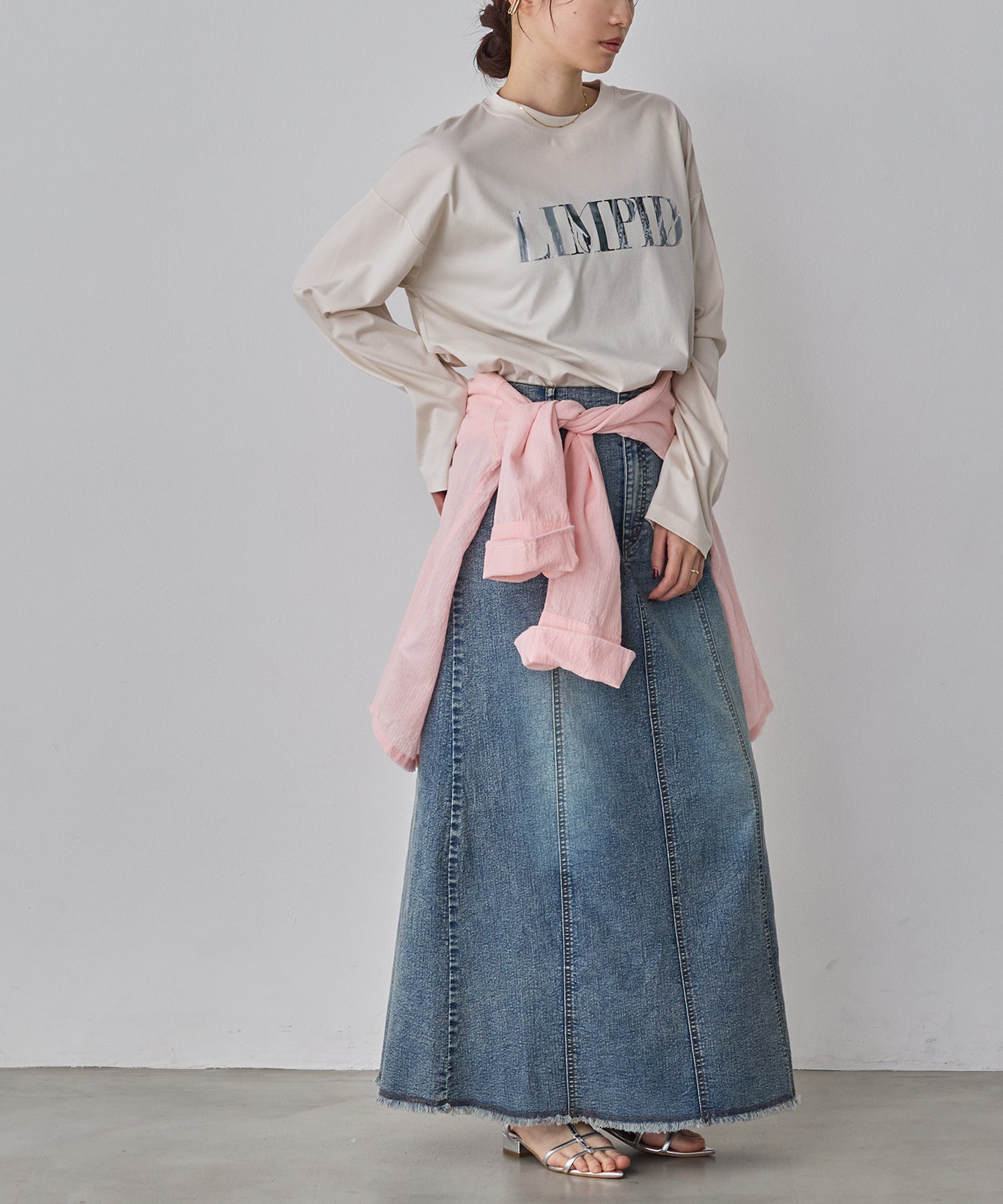 FRONT LOGO LONG T-SHIRT