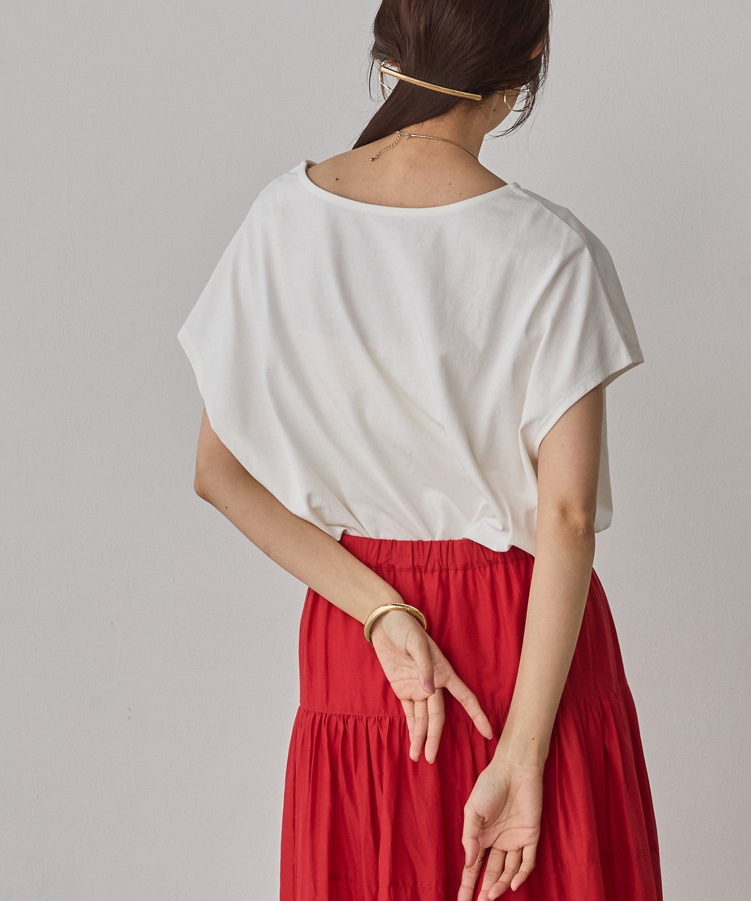 2WAY FRENCH OVERSIZED LOGO T-SHIRT