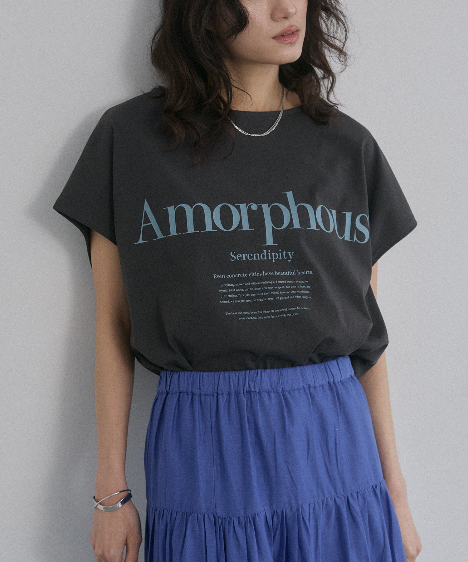 2WAY FRENCH OVERSIZED LOGO T-SHIRT