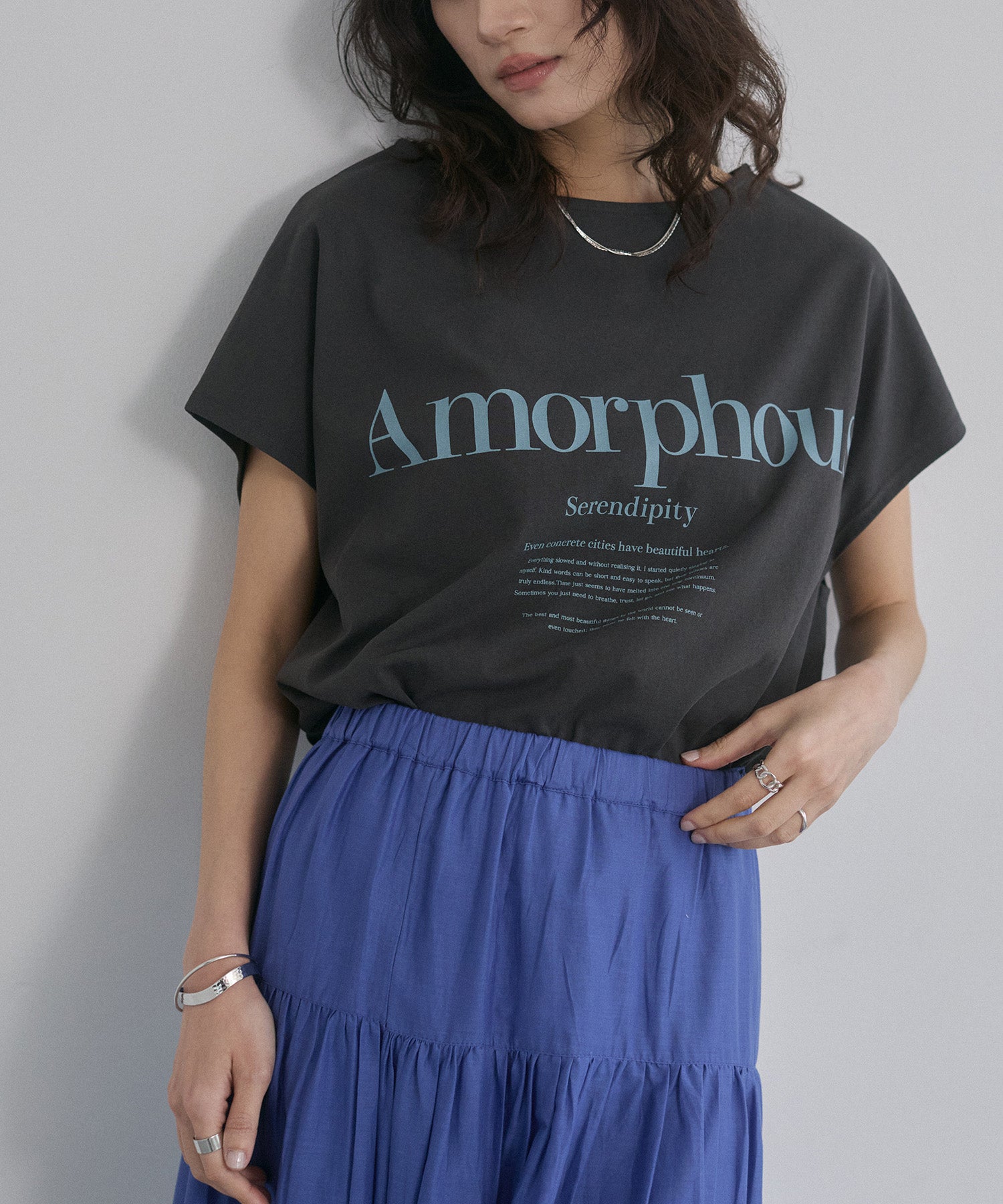 2WAY FRENCH OVERSIZED LOGO T-SHIRT