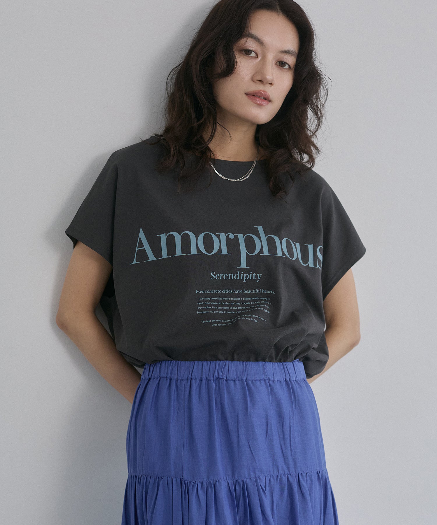 2WAY FRENCH OVERSIZED LOGO T-SHIRT