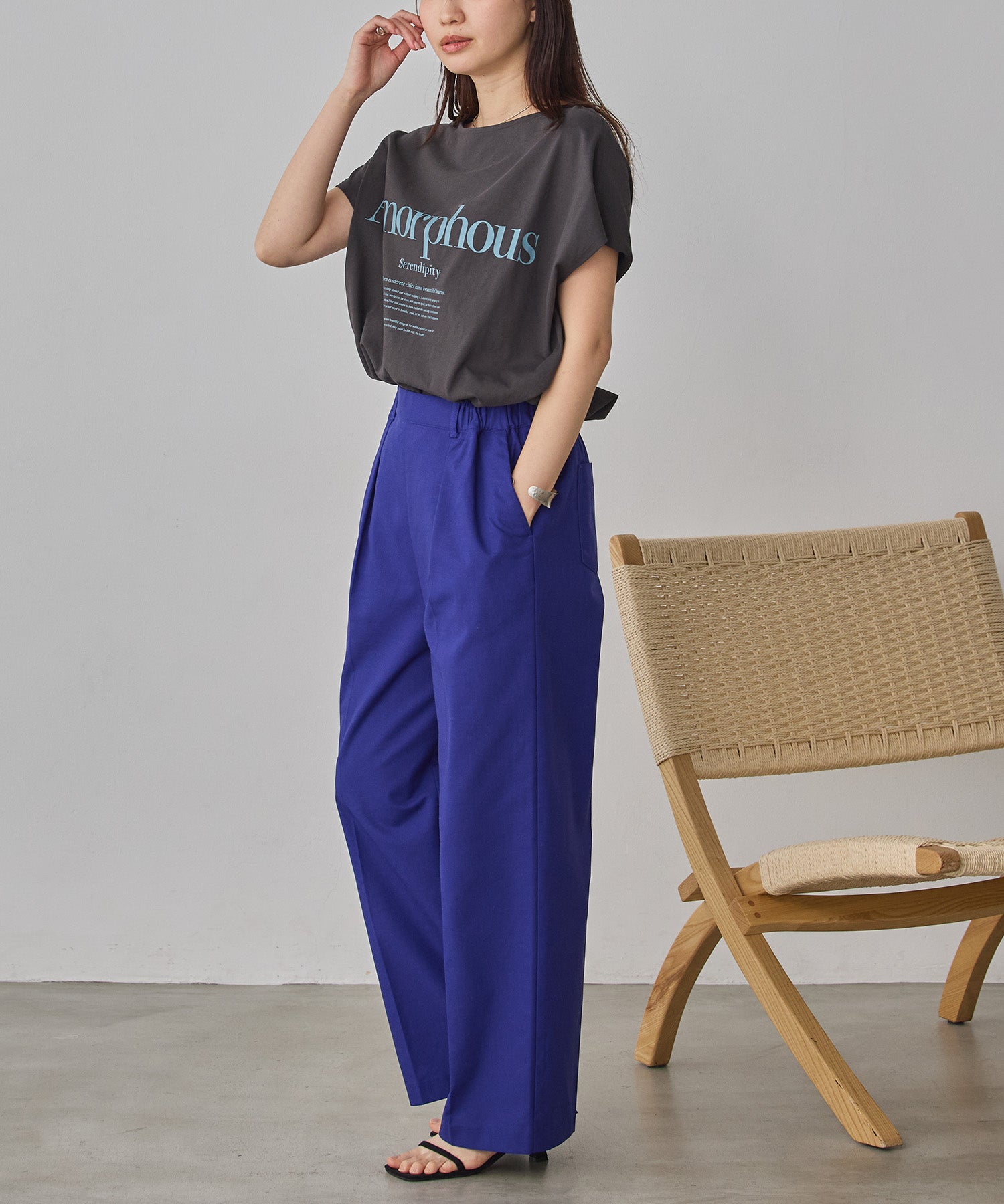 2WAY FRENCH OVERSIZED LOGO T-SHIRT