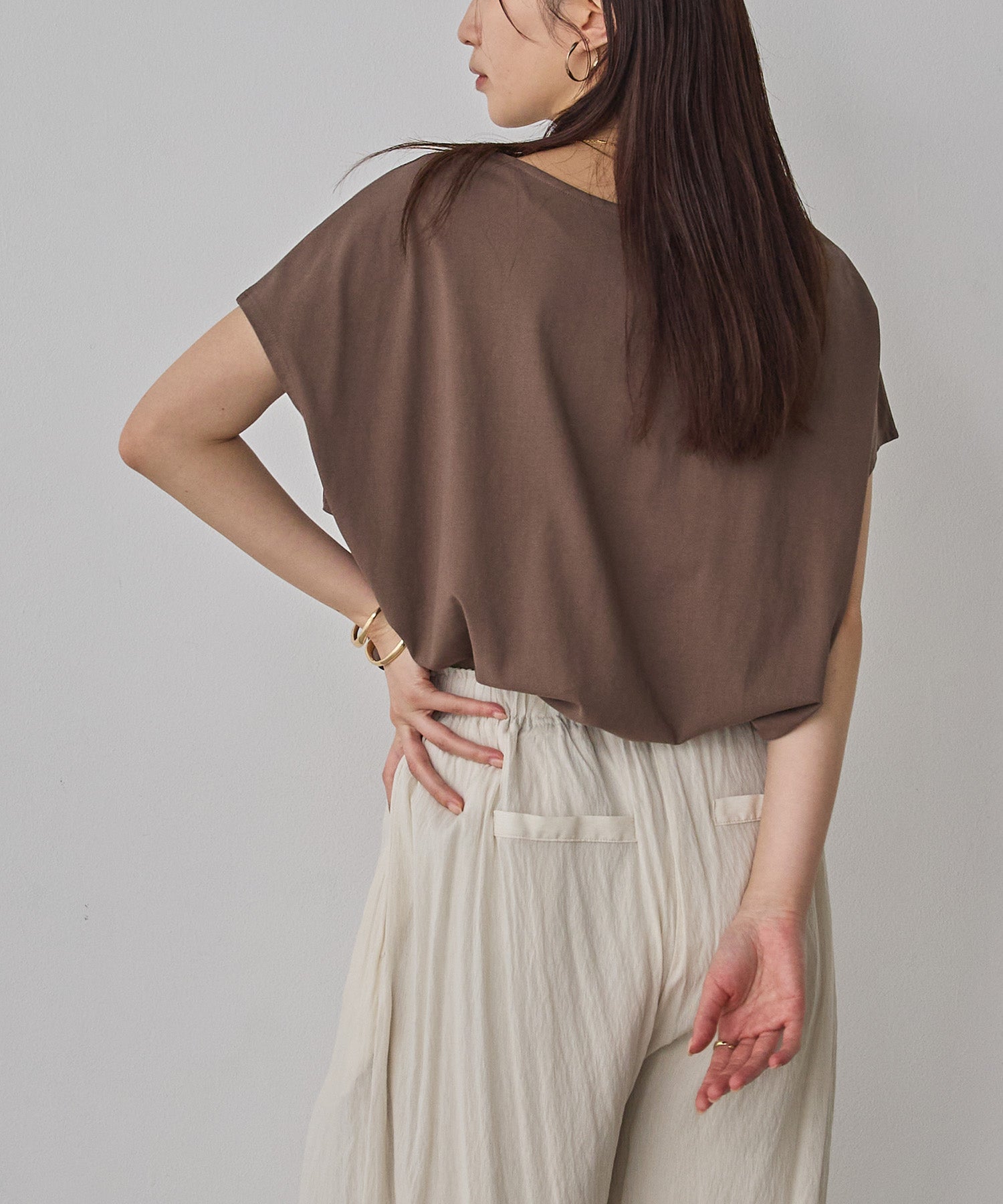 2WAY FRENCH OVERSIZED LOGO T-SHIRT