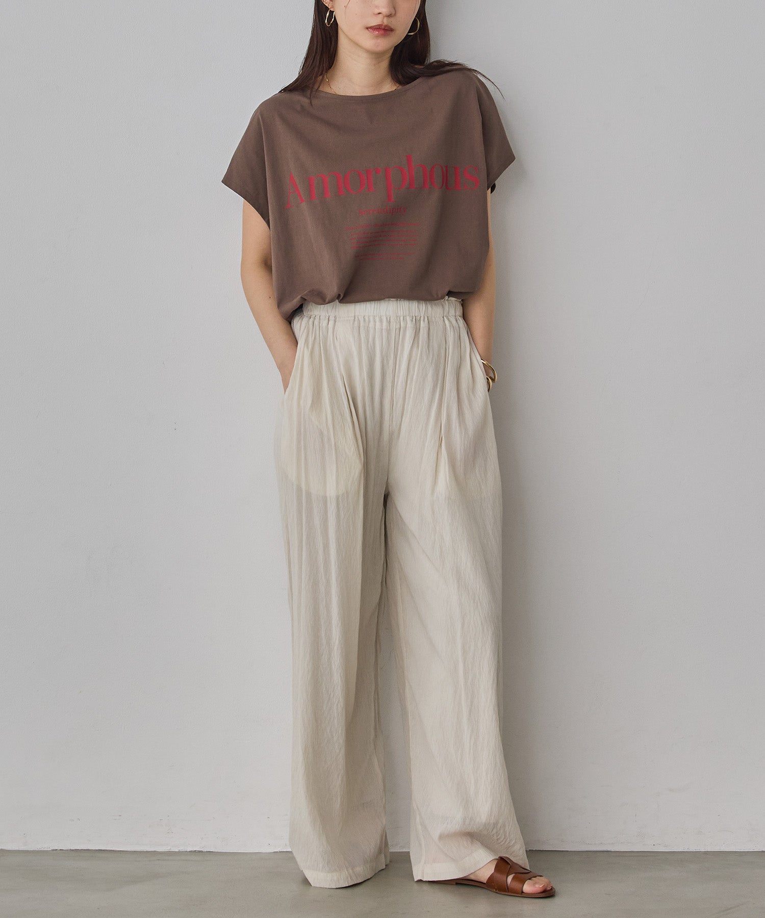 2WAY FRENCH OVERSIZED LOGO T-SHIRT