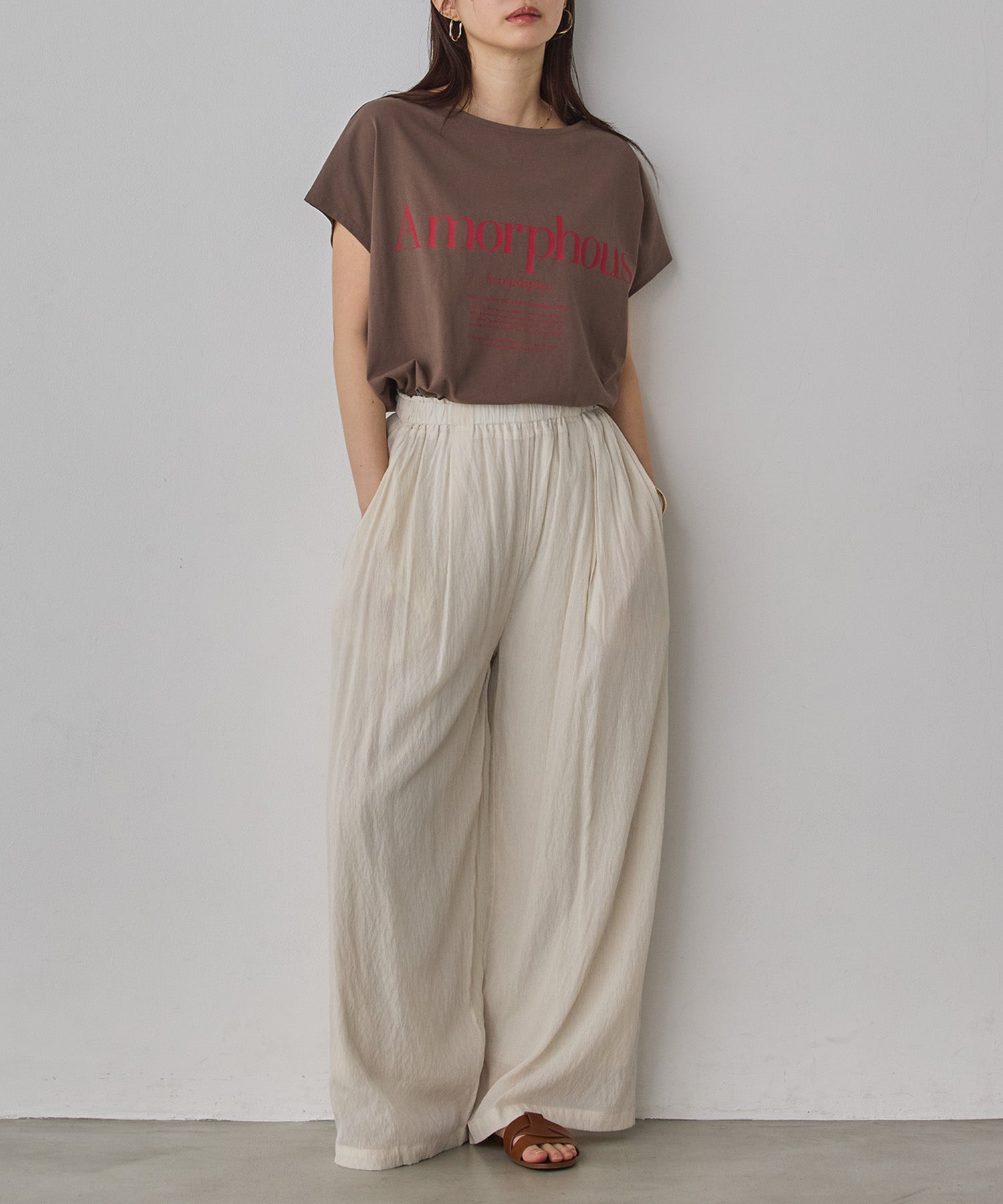 2WAY FRENCH OVERSIZED LOGO T-SHIRT
