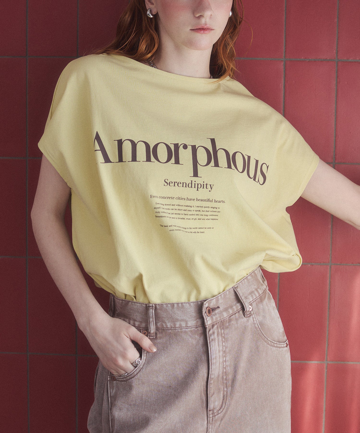 2WAY FRENCH OVERSIZED LOGO T-SHIRT